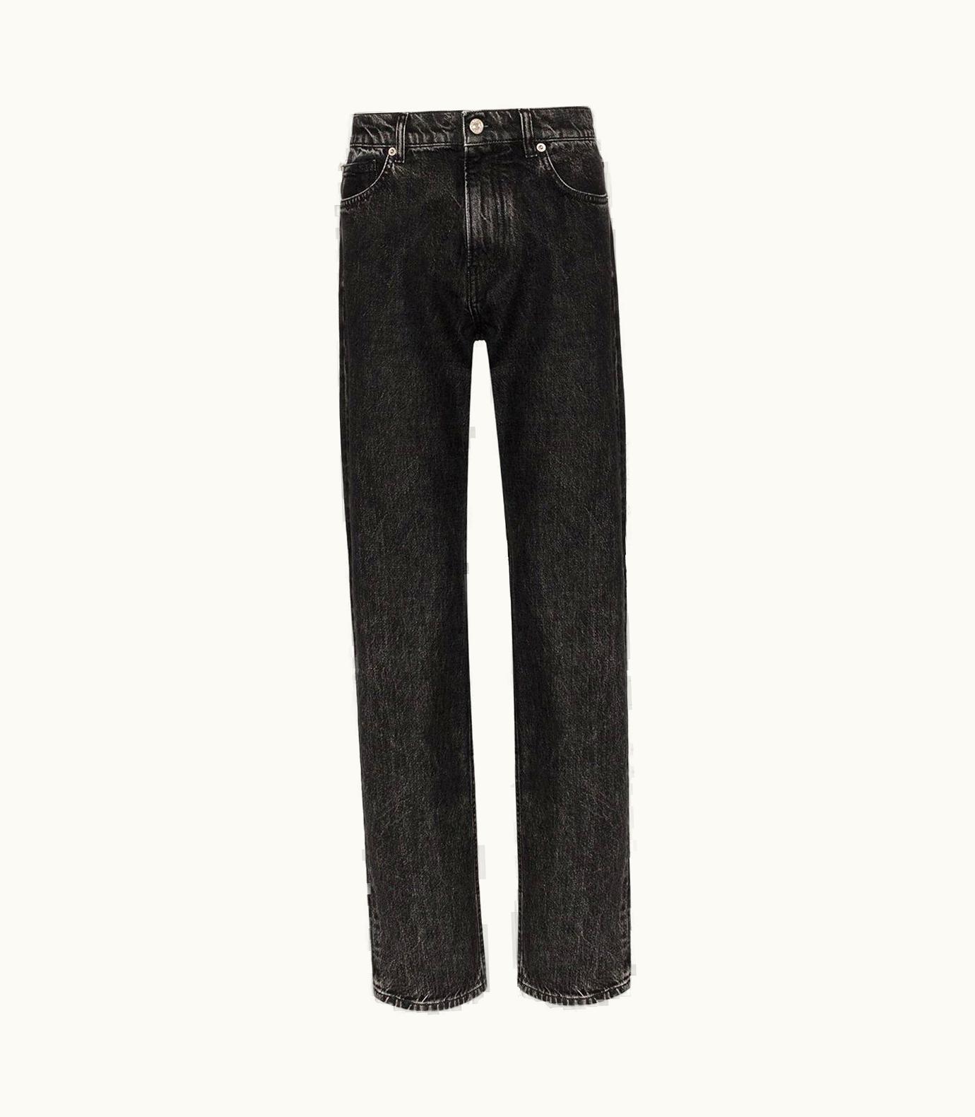 Versace Versace Mens S/S Faded Black Straight Denim Jeans UZ0576853