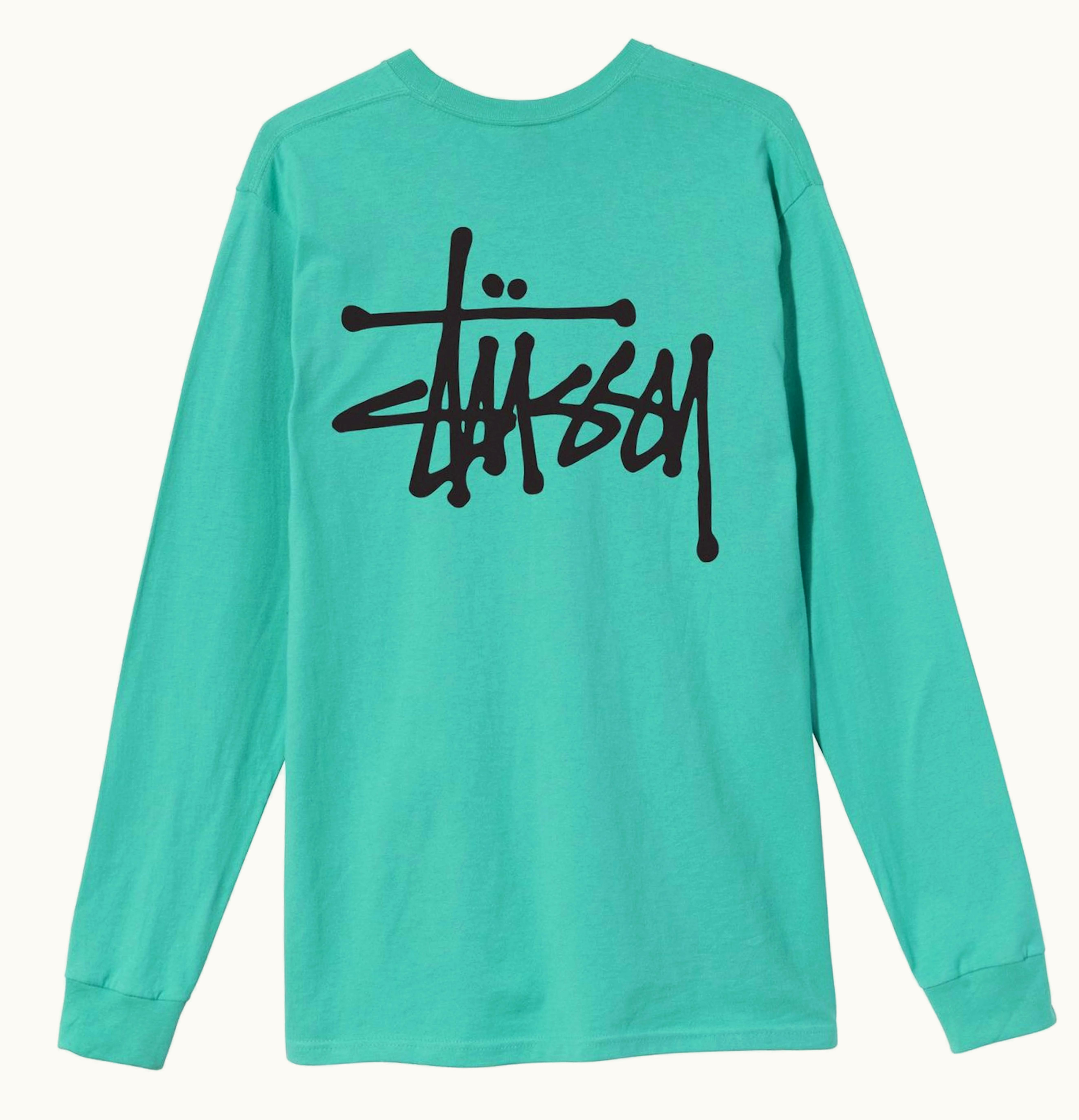 Stussy Stussy Basic L S T Shirt Green