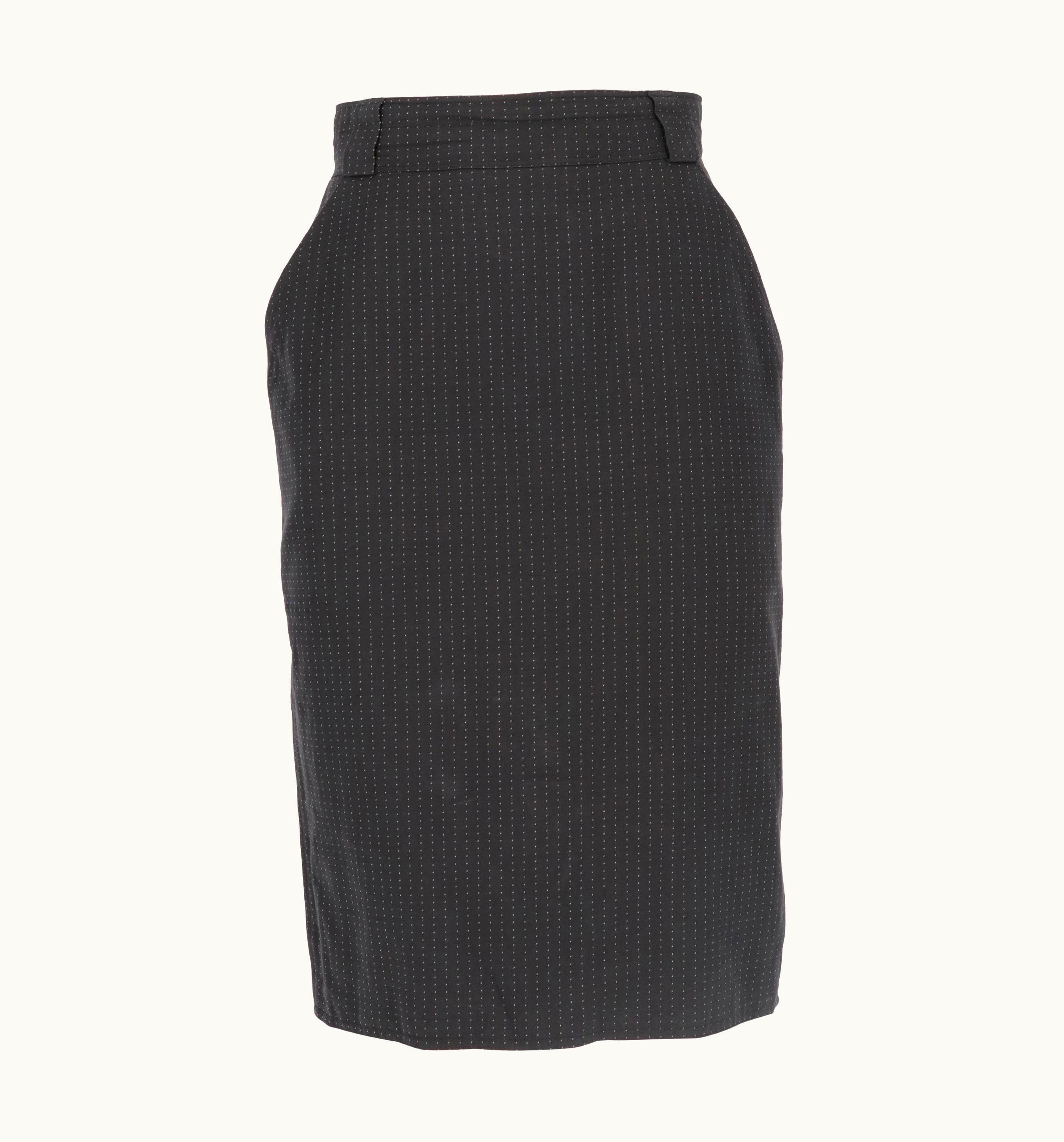 Gianni Versace Couture 1980s Gianni Versace Dotted Skirt