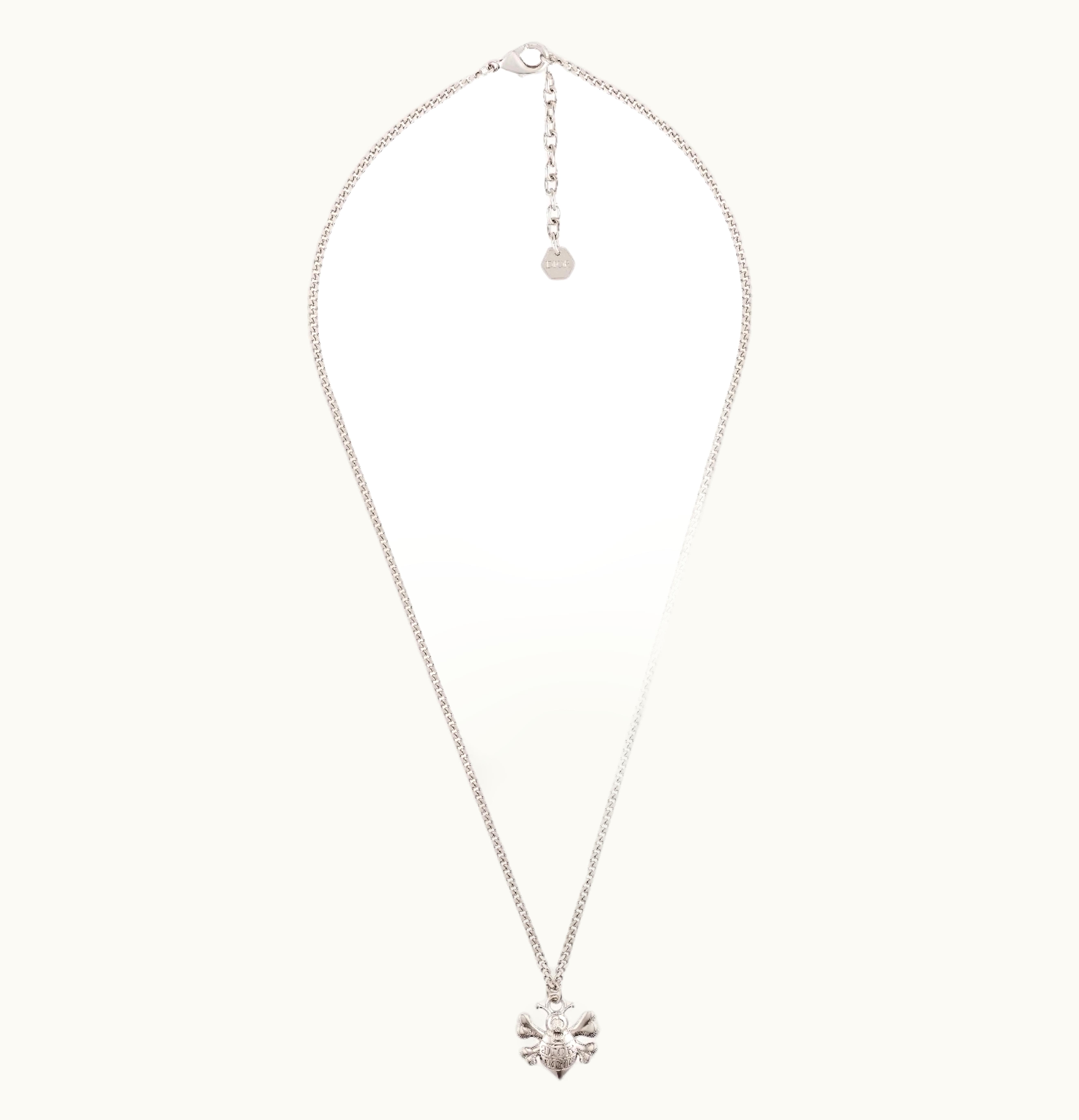 Dior Dior And Shawn Pendant Necklace Silver