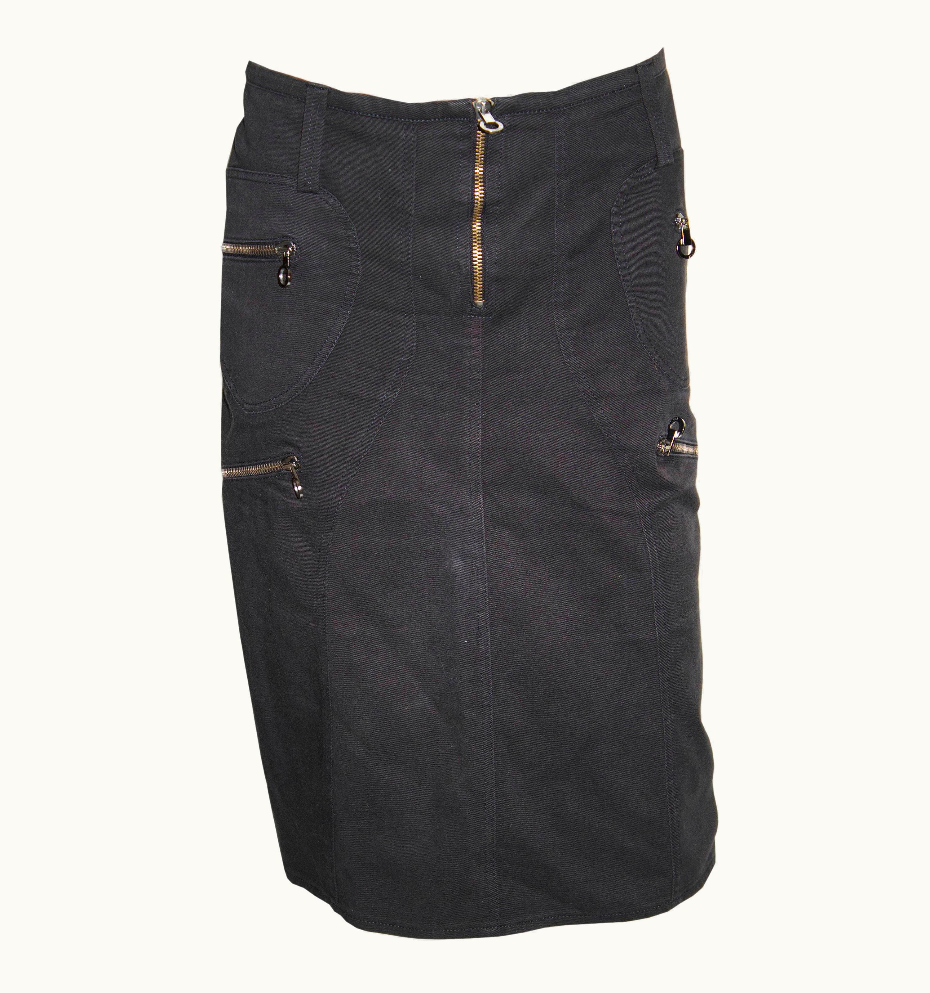 Versace Vintage Versace Black, Skirt