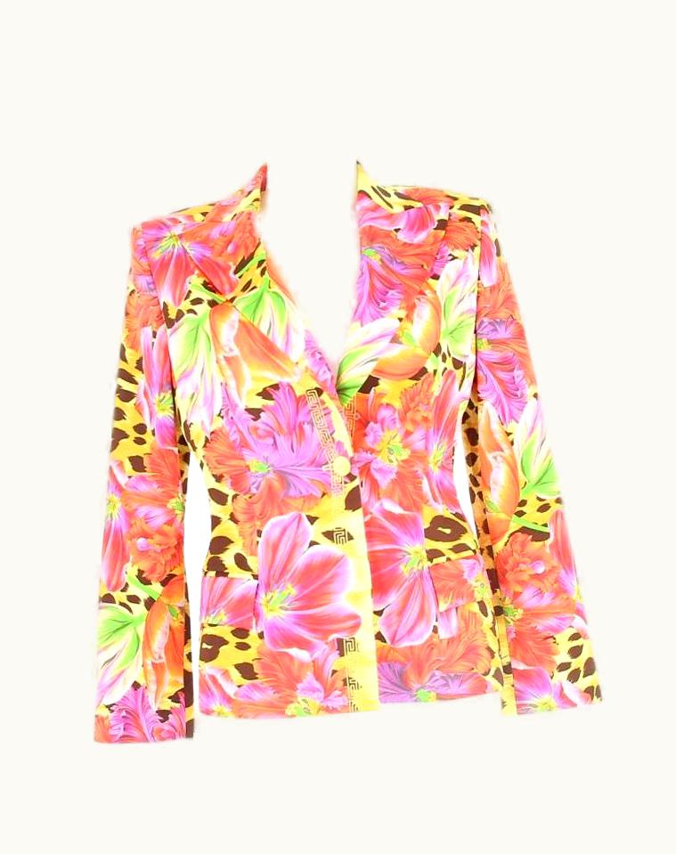 Versace Versace Jacket In Multicolor