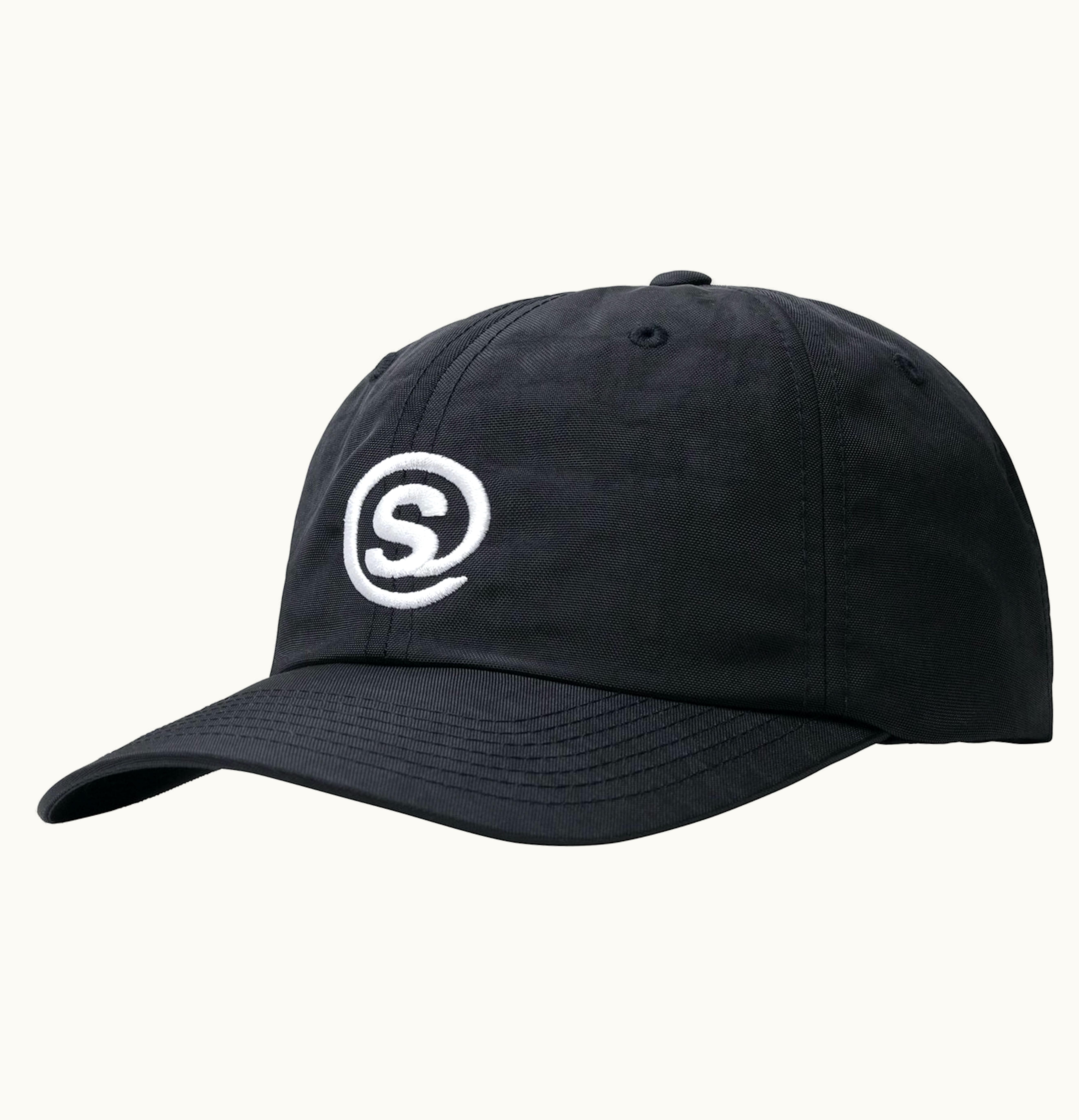 Stussy Stussy Washed Nylon Symbol Low Pro Cap Black