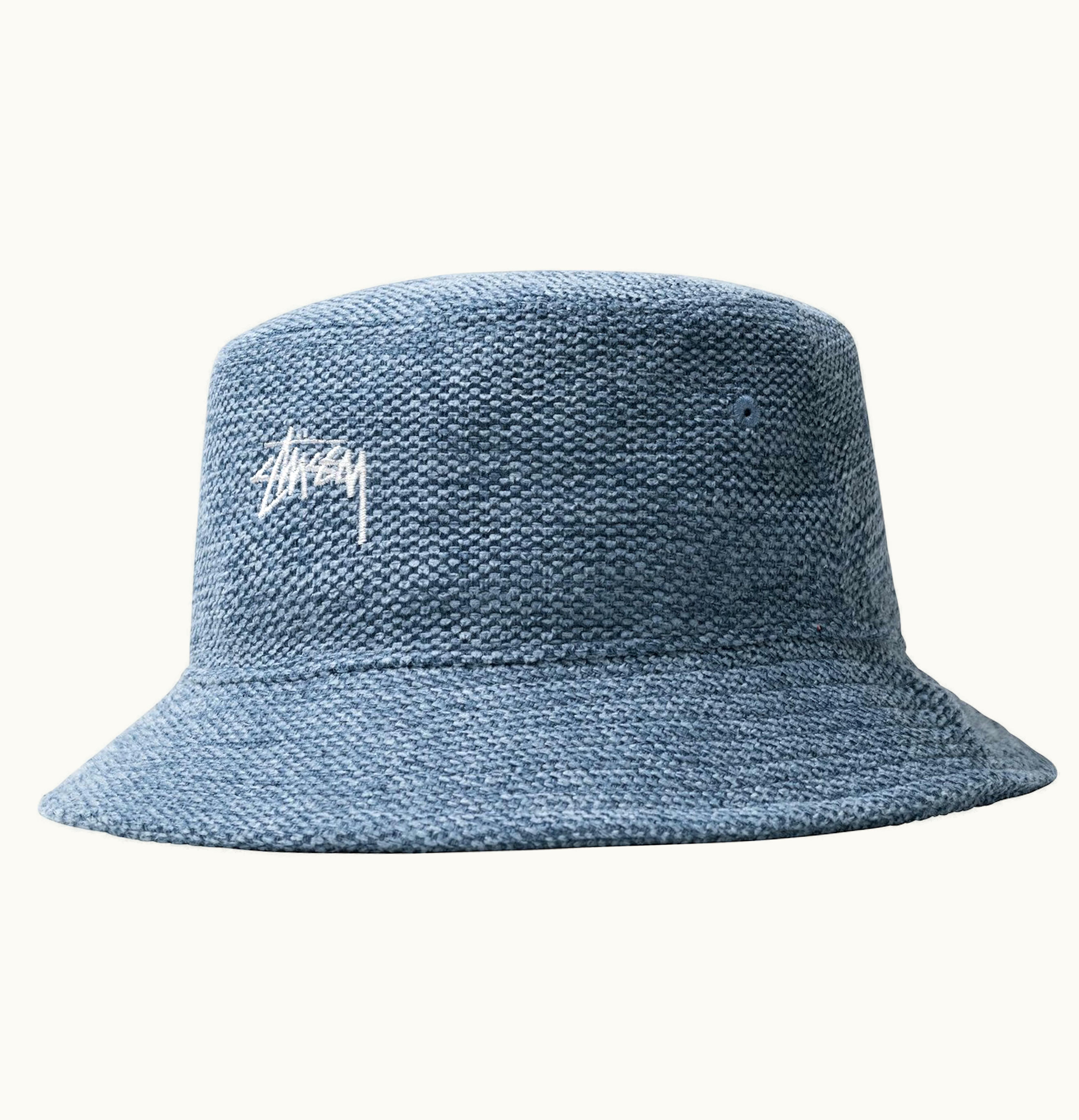 Stussy Stussy Jute Weave Bucket Hat Blue