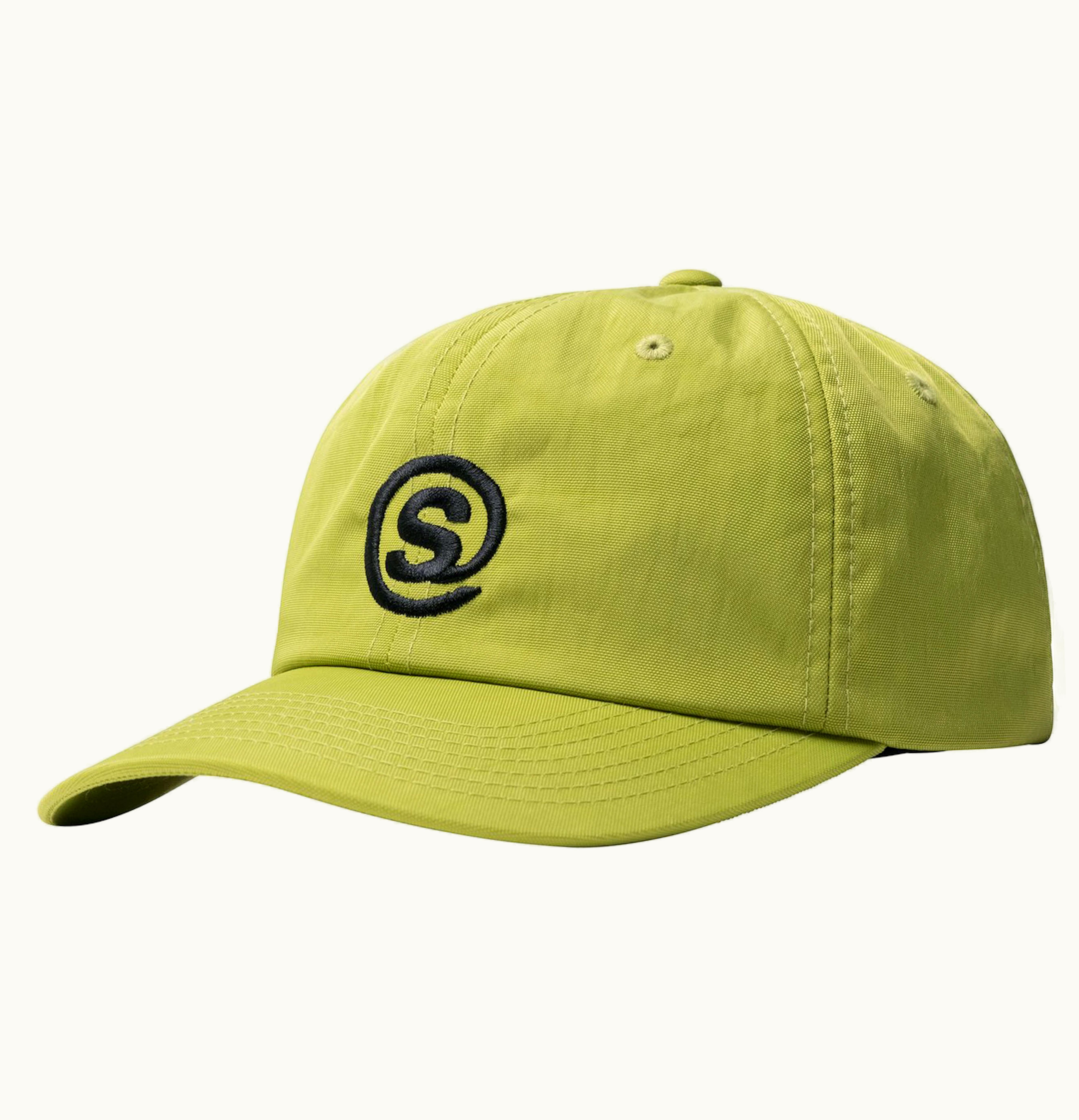 Stussy Stussy Washed Nylon Symbol Low Pro Cap Green