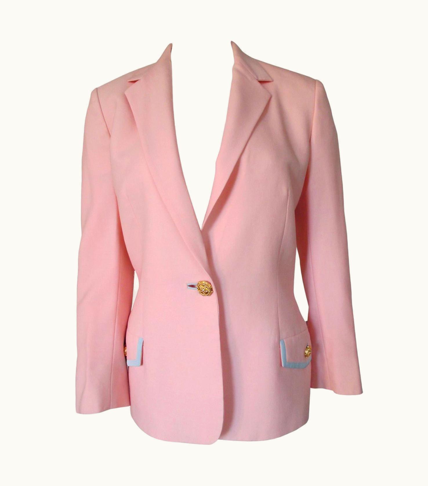 Gianni Versace Couture Documented Gianni Versace Couture 1992 Runway Jacket With Bows