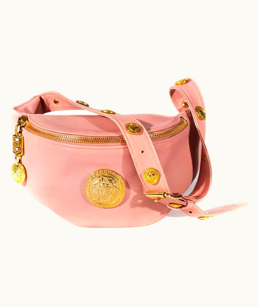 Gianni Versace Couture Gianni Versace Couture Light Pink Vintage Fanny Pack Medusa Bum Bag
