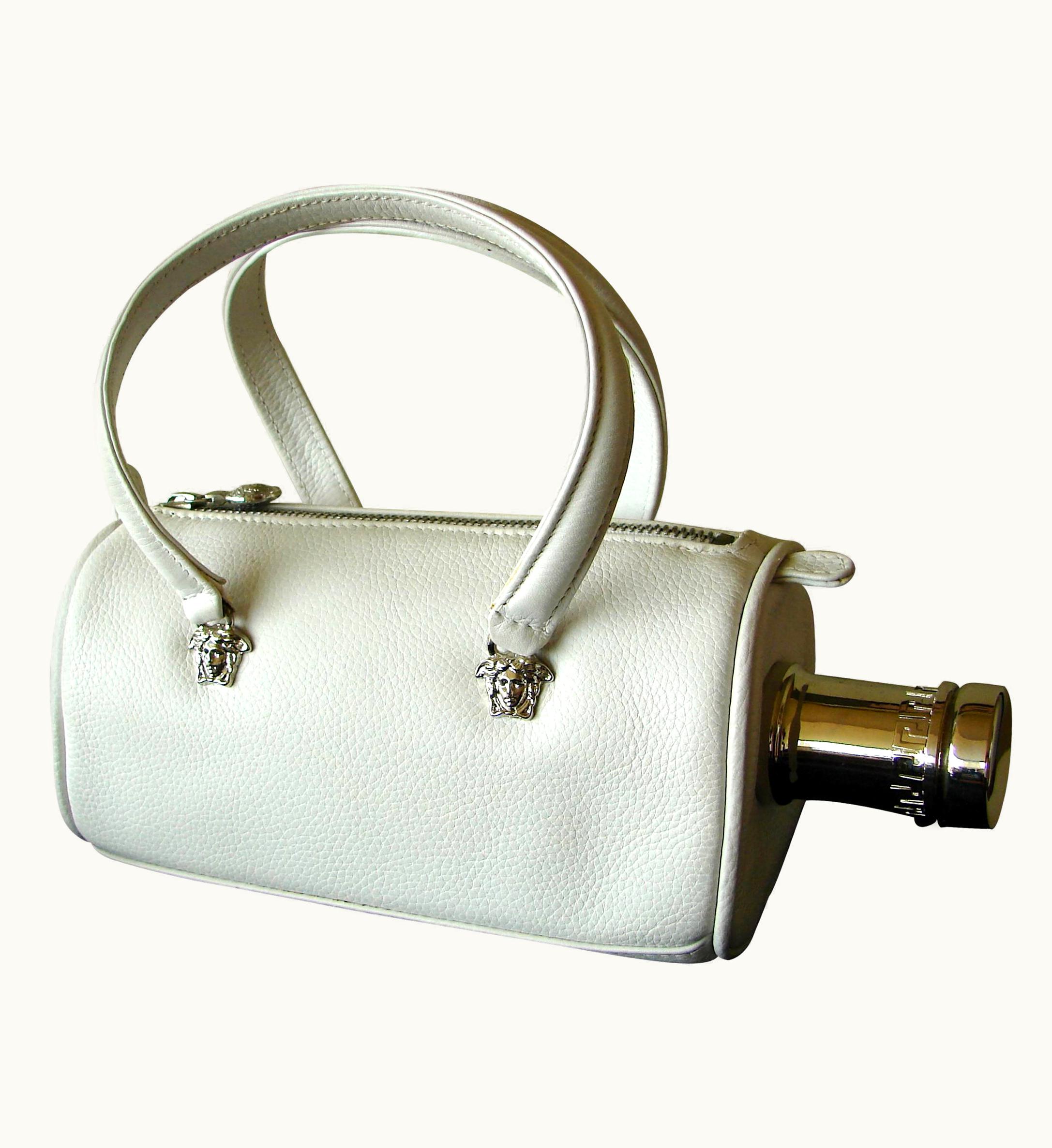 Versace Versace Couture Absolut Bottle Bag Leather Mini Tote Limited Edition + Box 1997