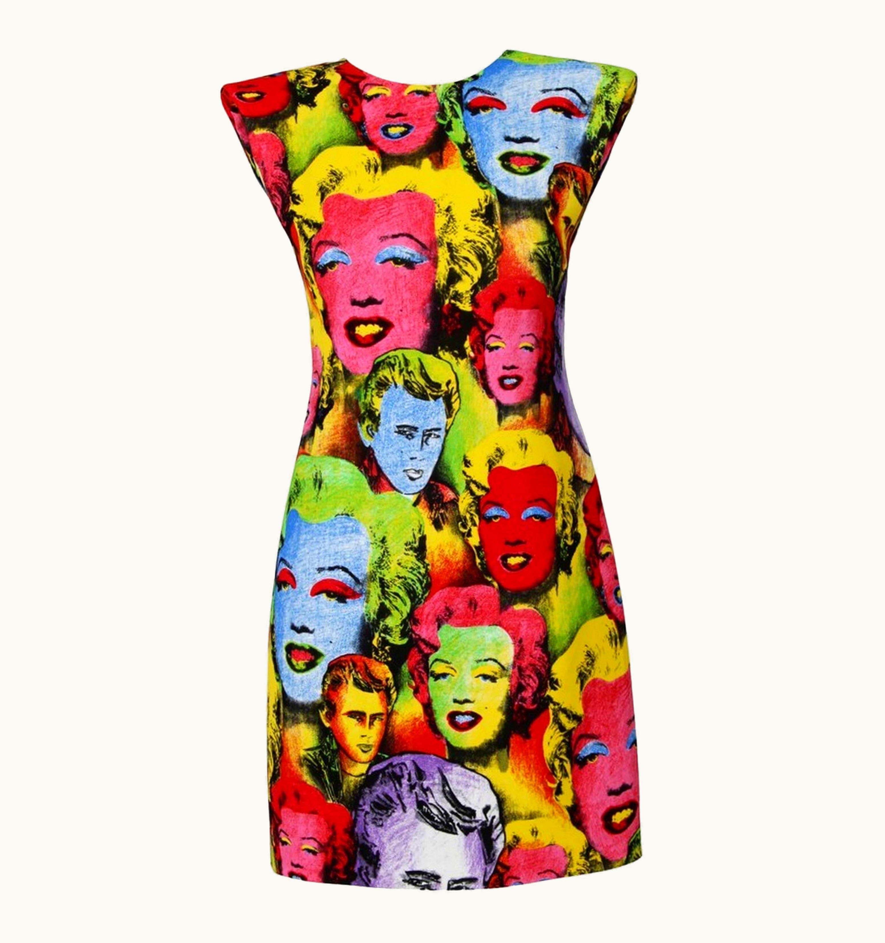 Versace Versace Pop Art Mini Dress 2018 Tribute To Spring S/S Summer 1991 With Tags