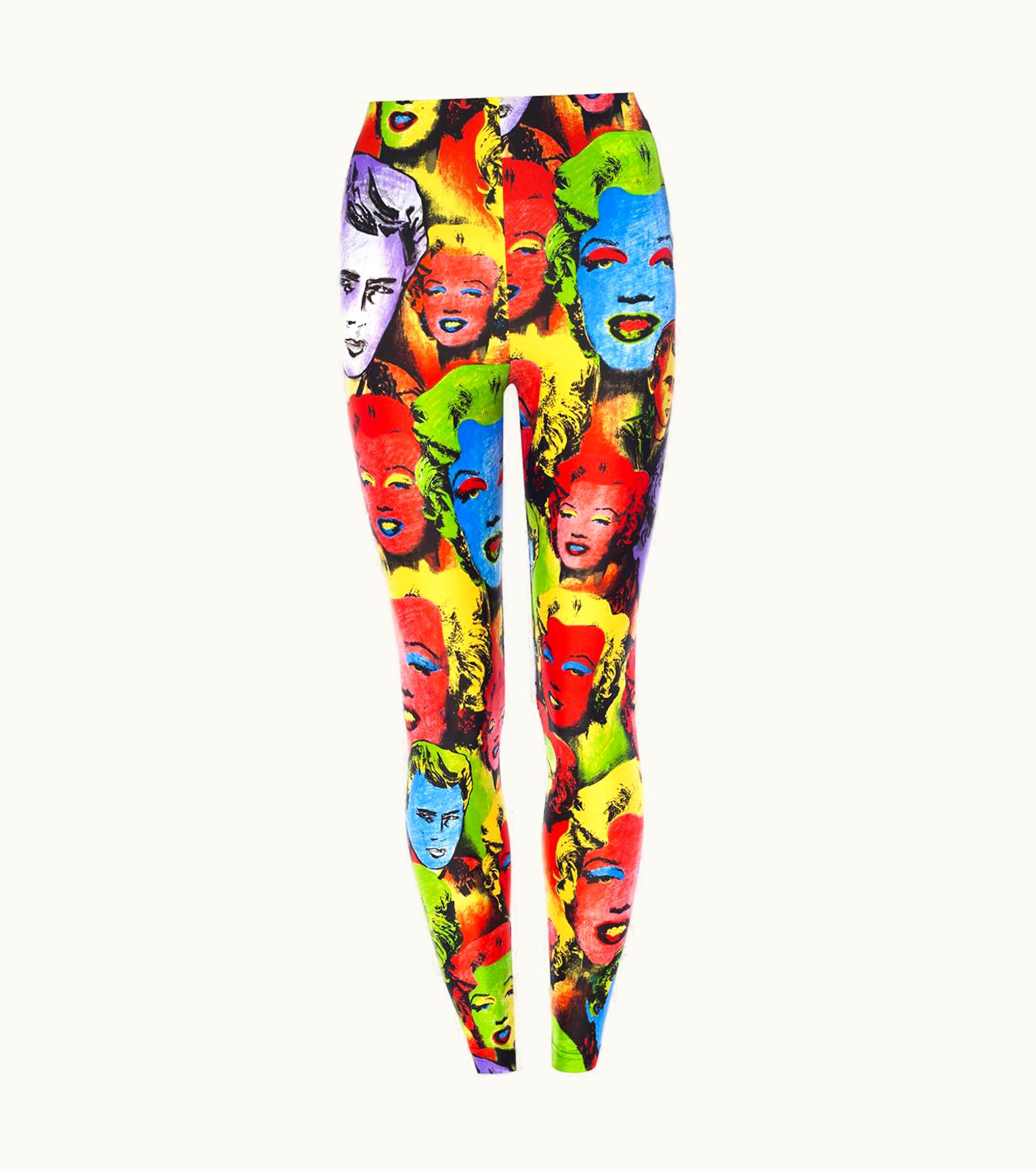 Versace Pop Art Leggings 2018 Tribute To Spring S/S Summer 1991 Nwt
