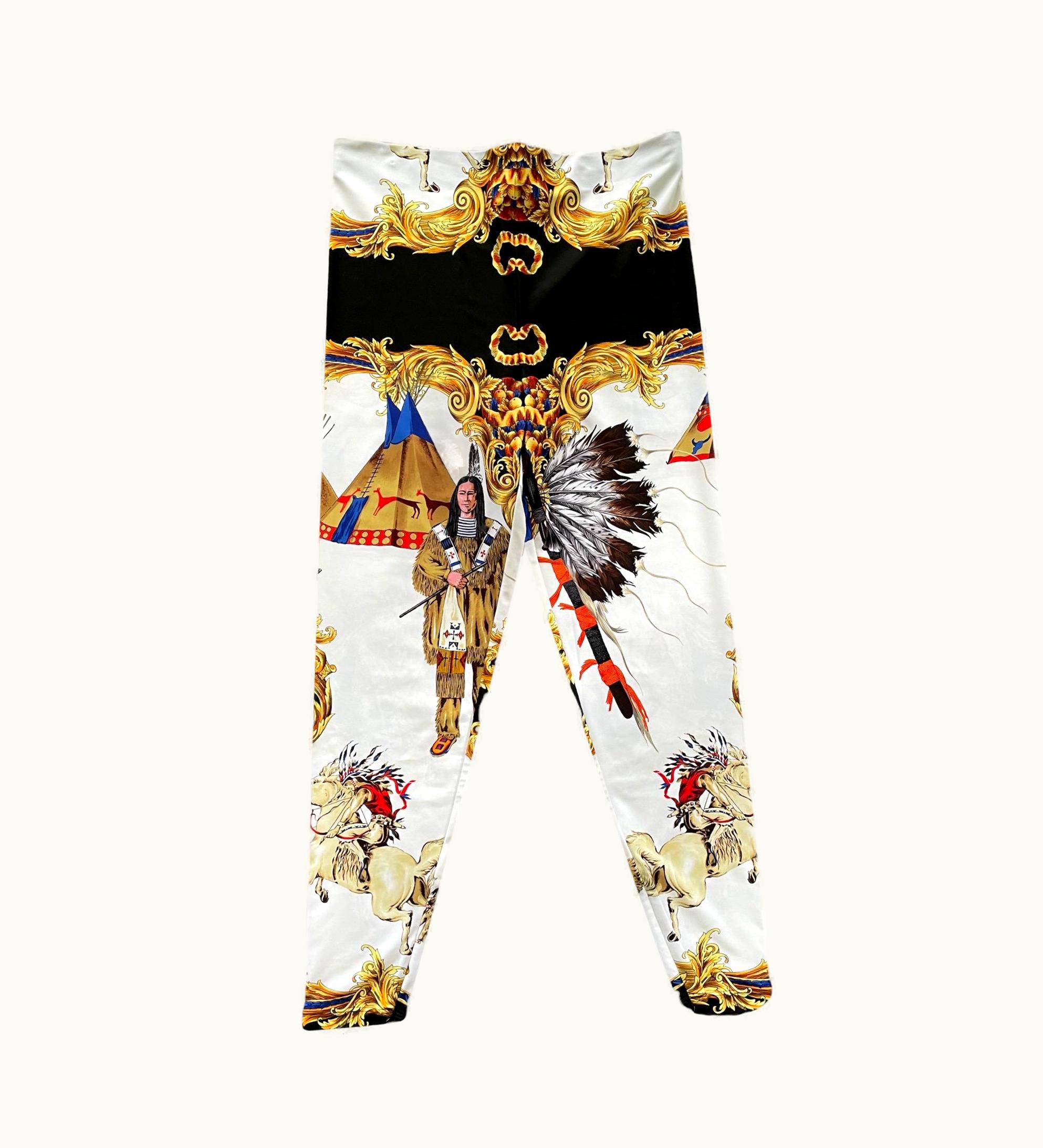 Versace Spring 2018 Ready To Wear Native Americans Versace Tribute AW 1992 Pants