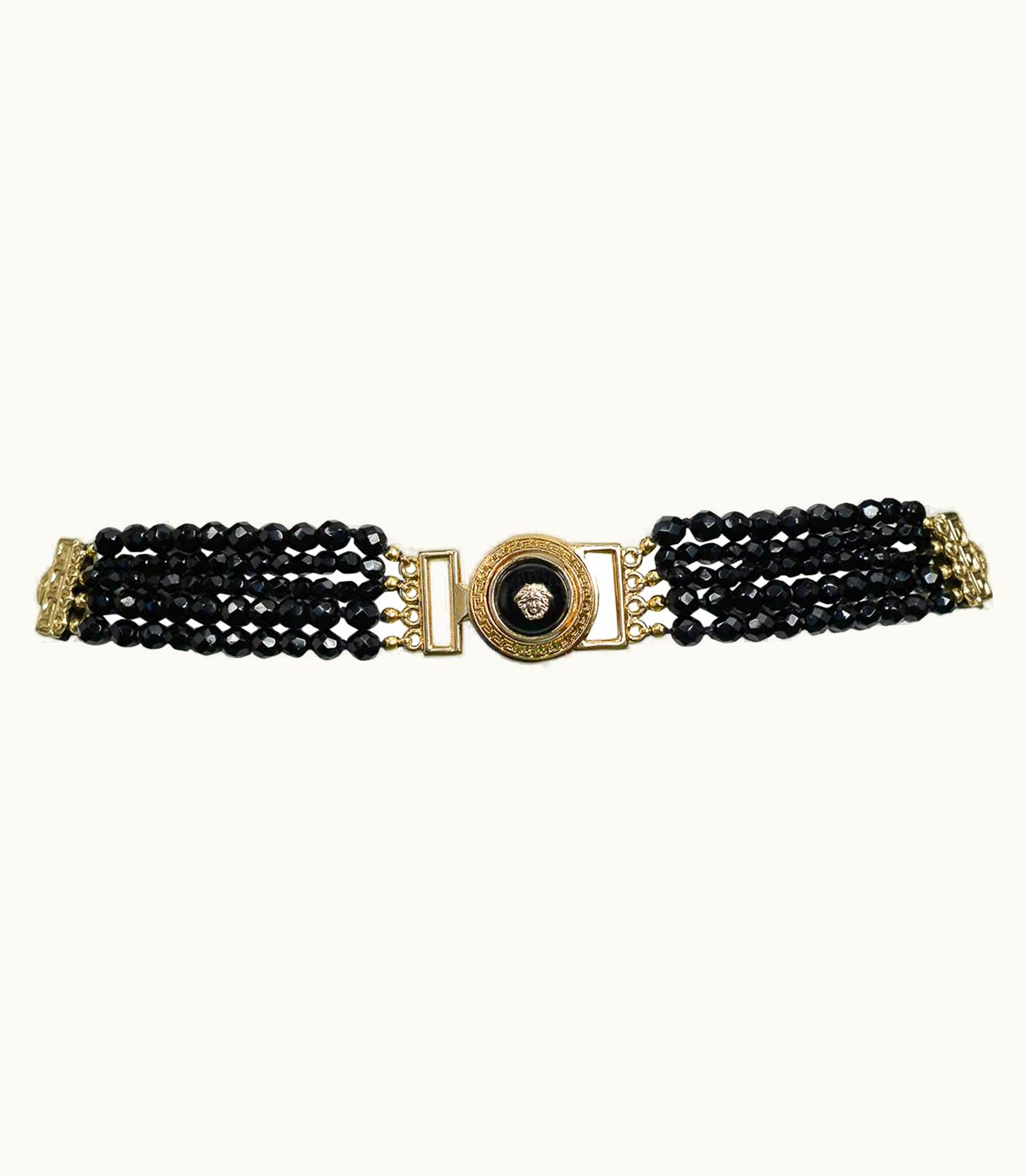 Gianni Versace Couture Vintage Gianni Versace 1994 Medusa Beaded Belt