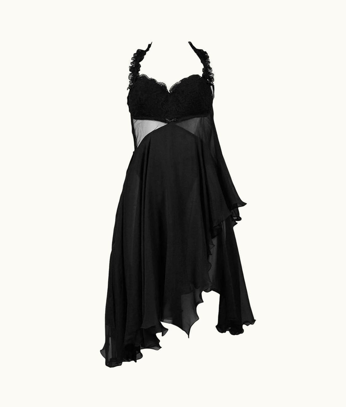 Gianni Versace Couture Vintage Gianni Versace 1995 Silk Lingerie Dress