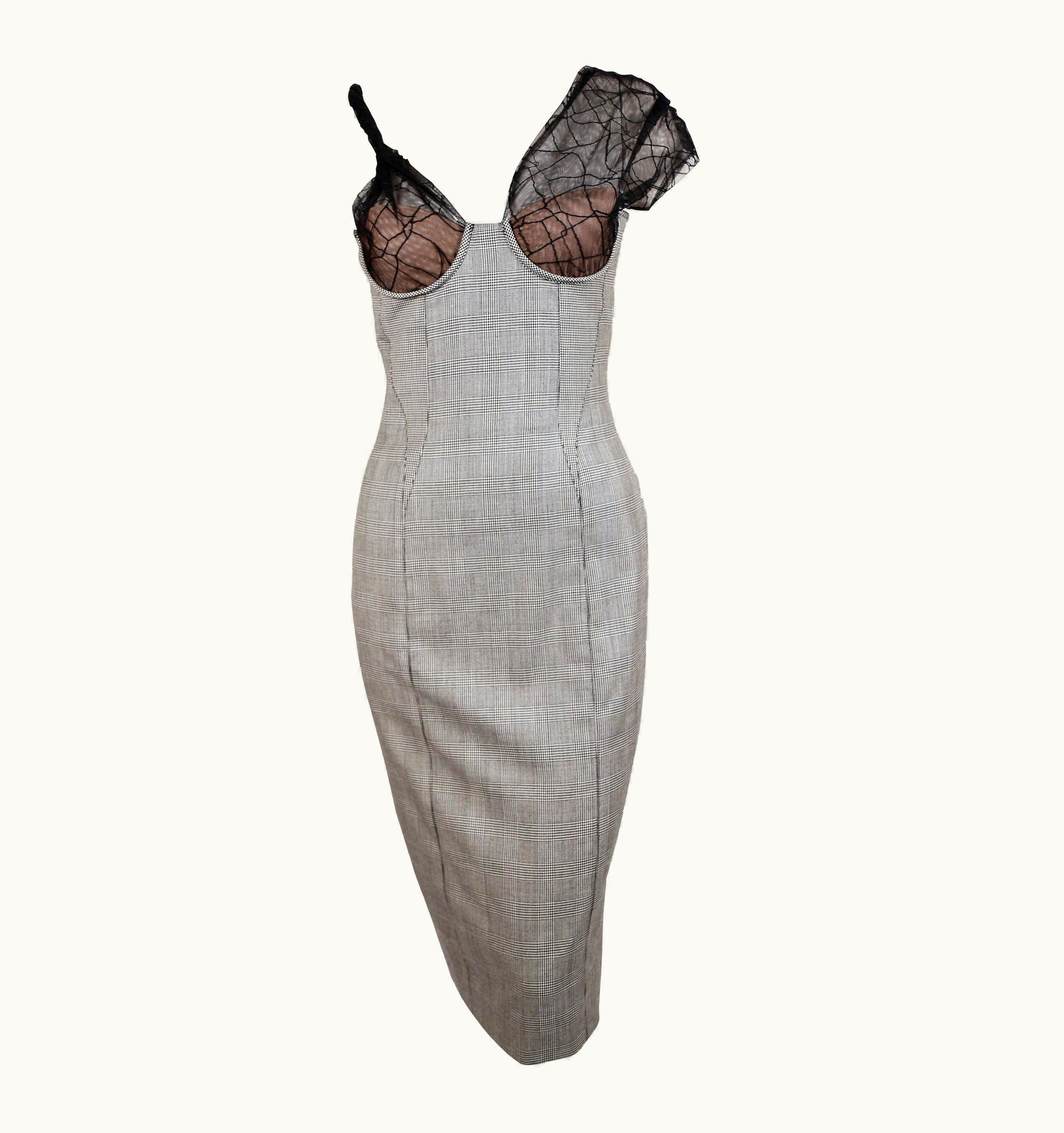 Gianni Versace Couture 1998 Gianni Versace Couture Asymmetrical Bustier Dress - Unworn