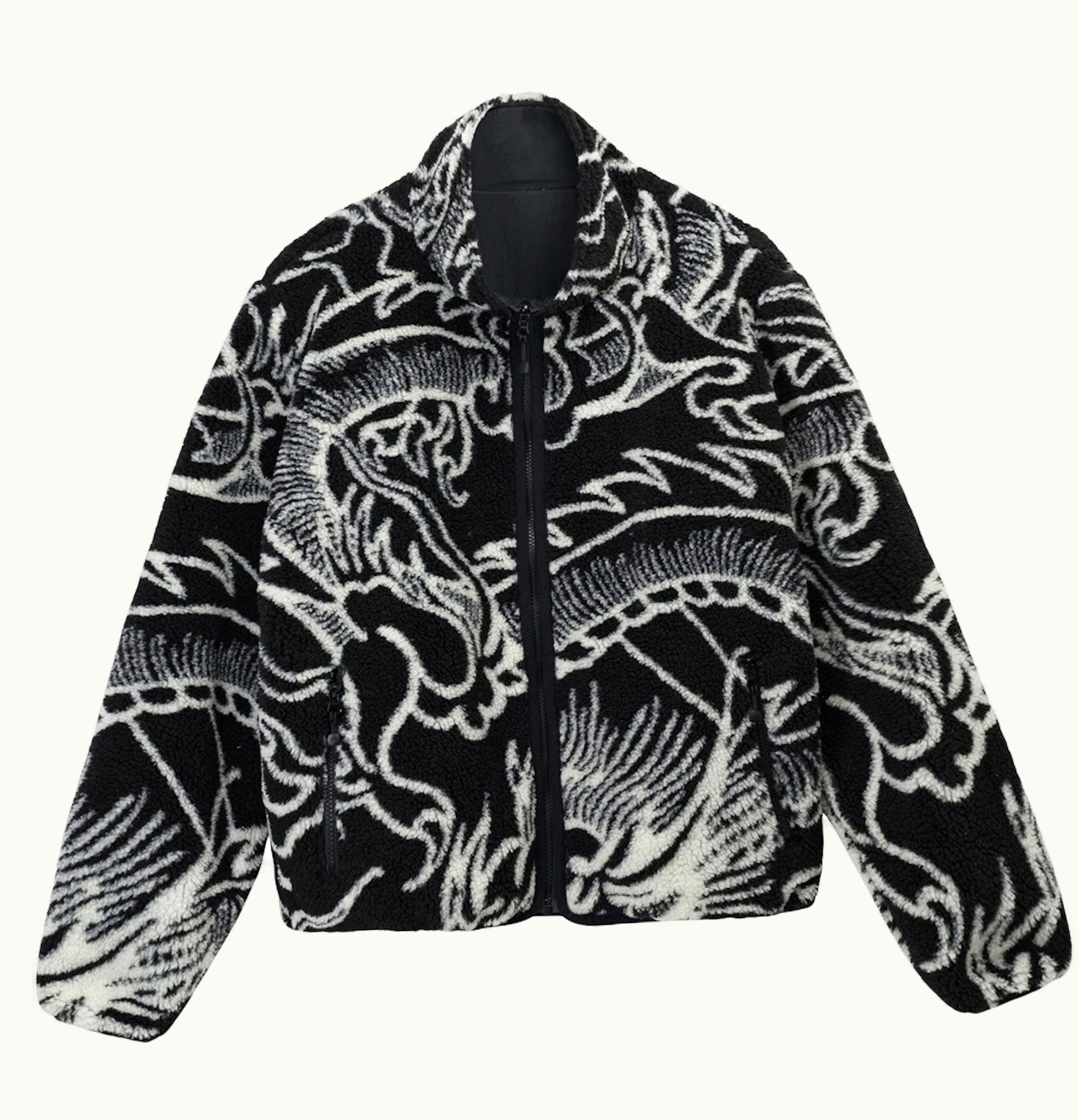 Stussy Stussy Dragon Sherpa Jacket Black