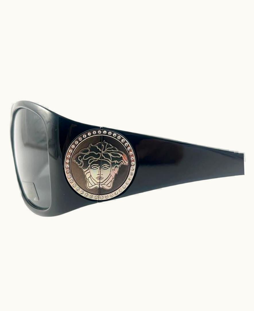 Gianni Versace Couture Vintage Gianni Versace Mod 4160b Black Frame 2000' Italy Sunglasses