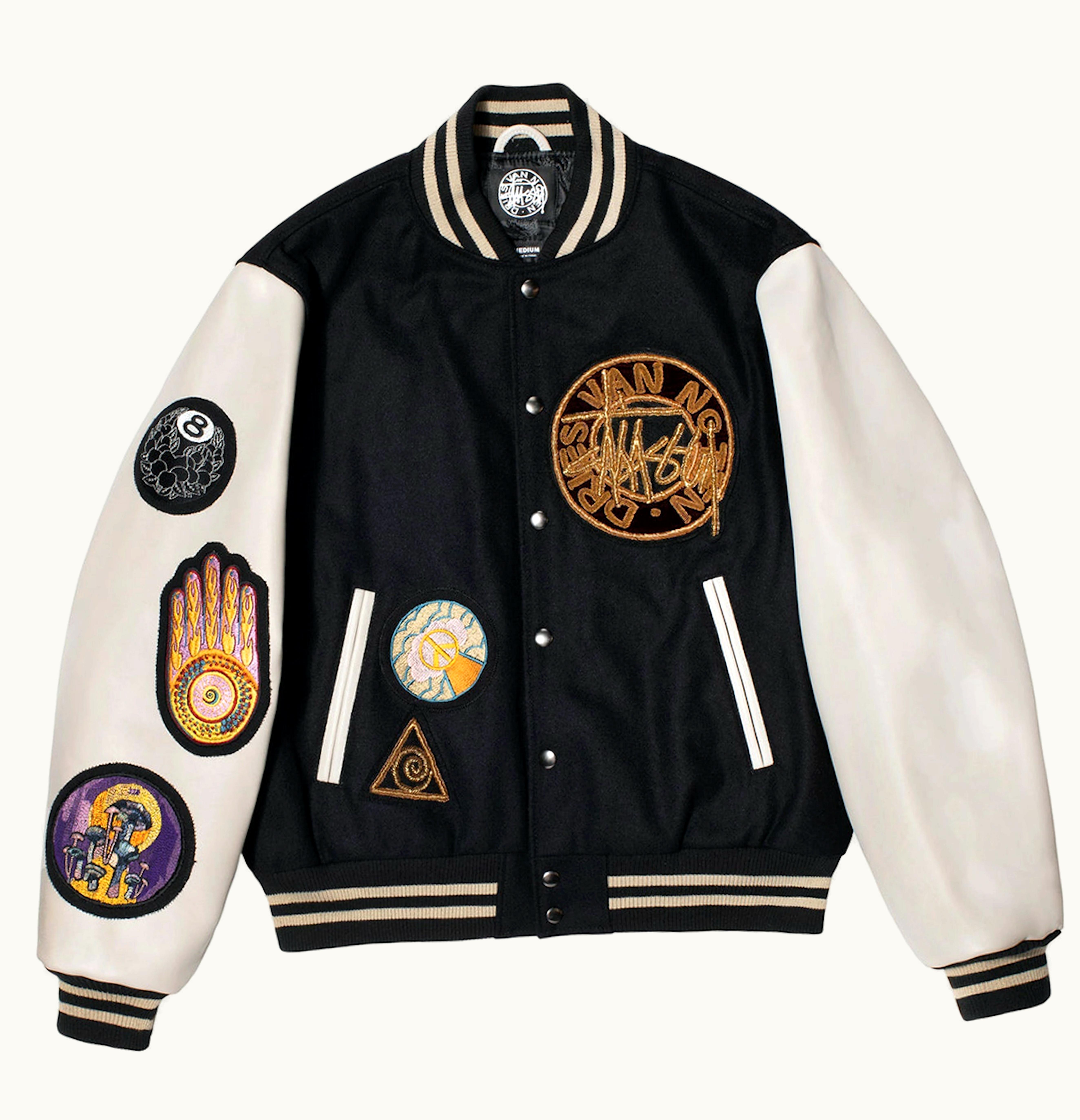 Stussy Stussy x Dries Van Noten Varsity Jacket Black