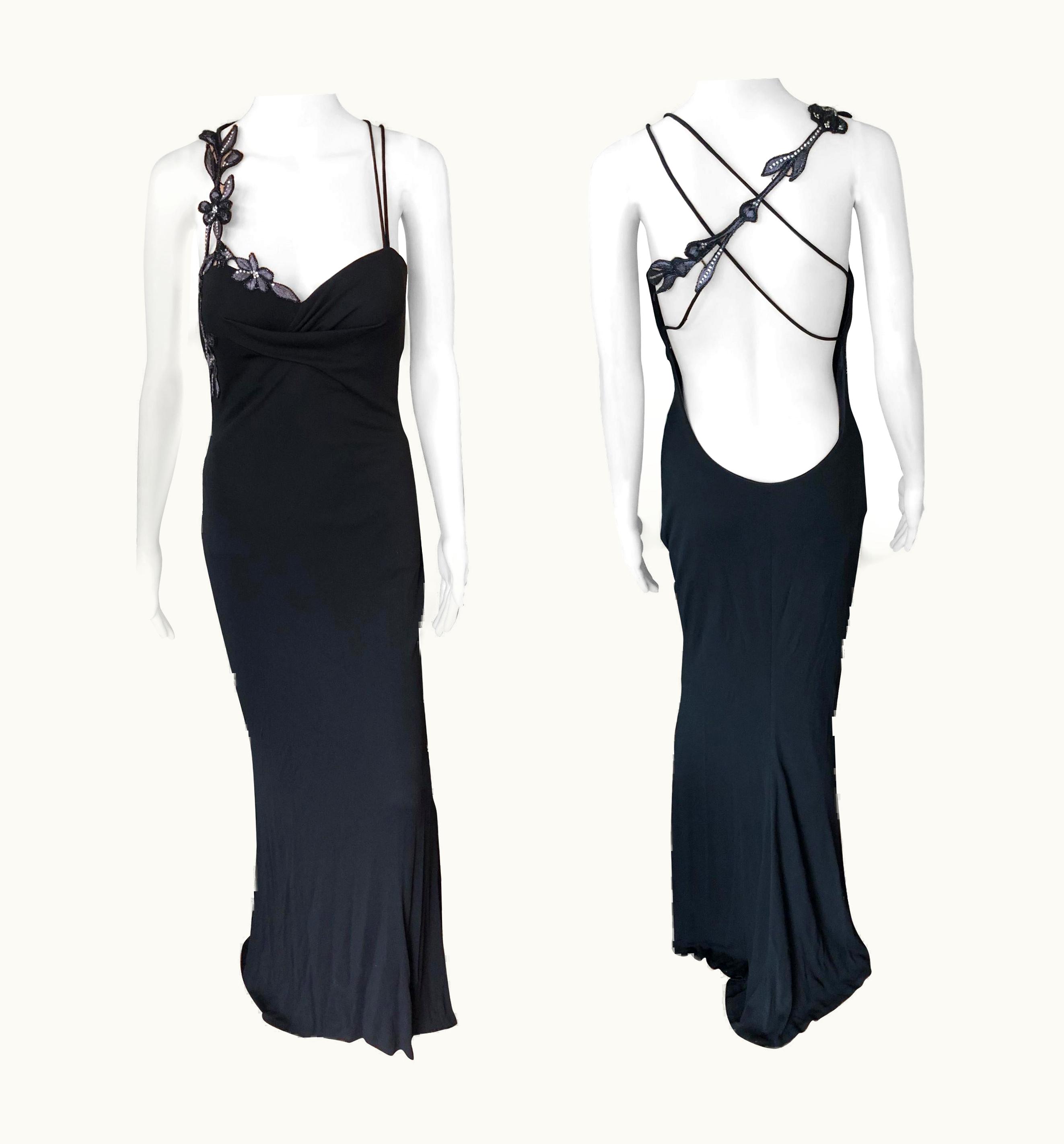 Gianni Versace Couture Atelier Versace By Gianni Versace Haute Couture Embellished Evening Dress Gown