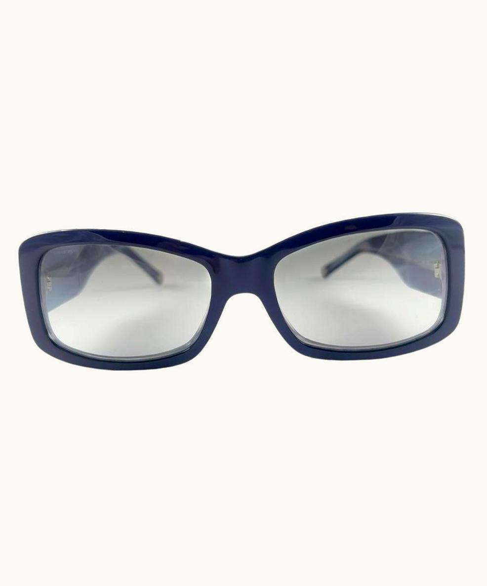 Gianni Versace Couture Vintage Gianni Versace Mod 4146b Purple & Silver 2000 ' Italy Sunglasses
