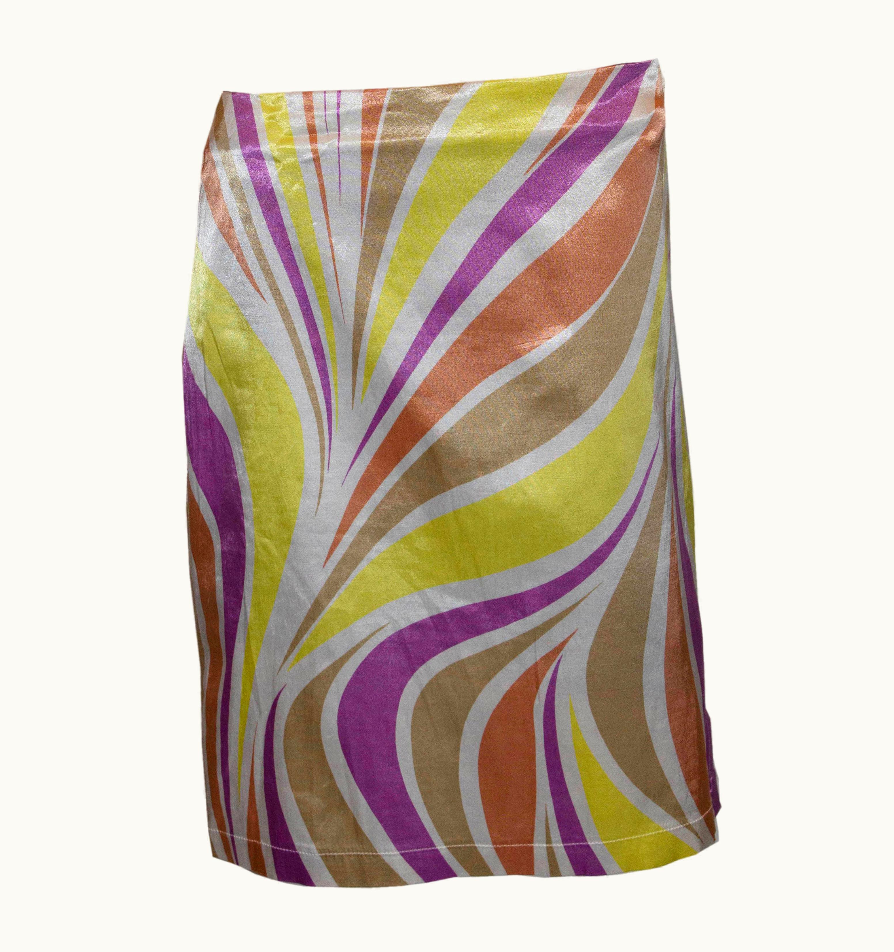 Versace Vintage Versace Jeans Couture Summer Skirt