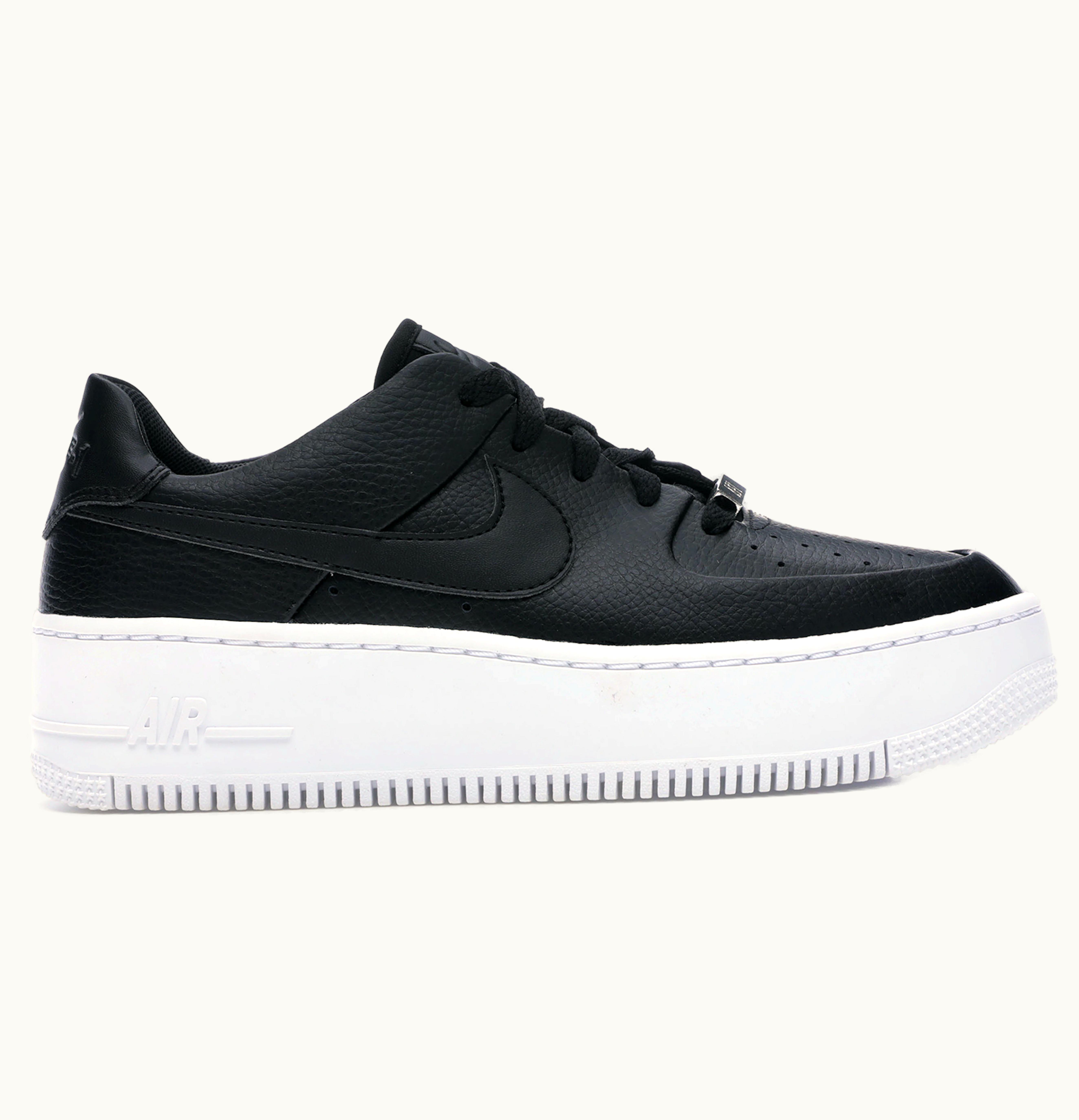 Nike Nike Air Force 1 Sage Low Black White W