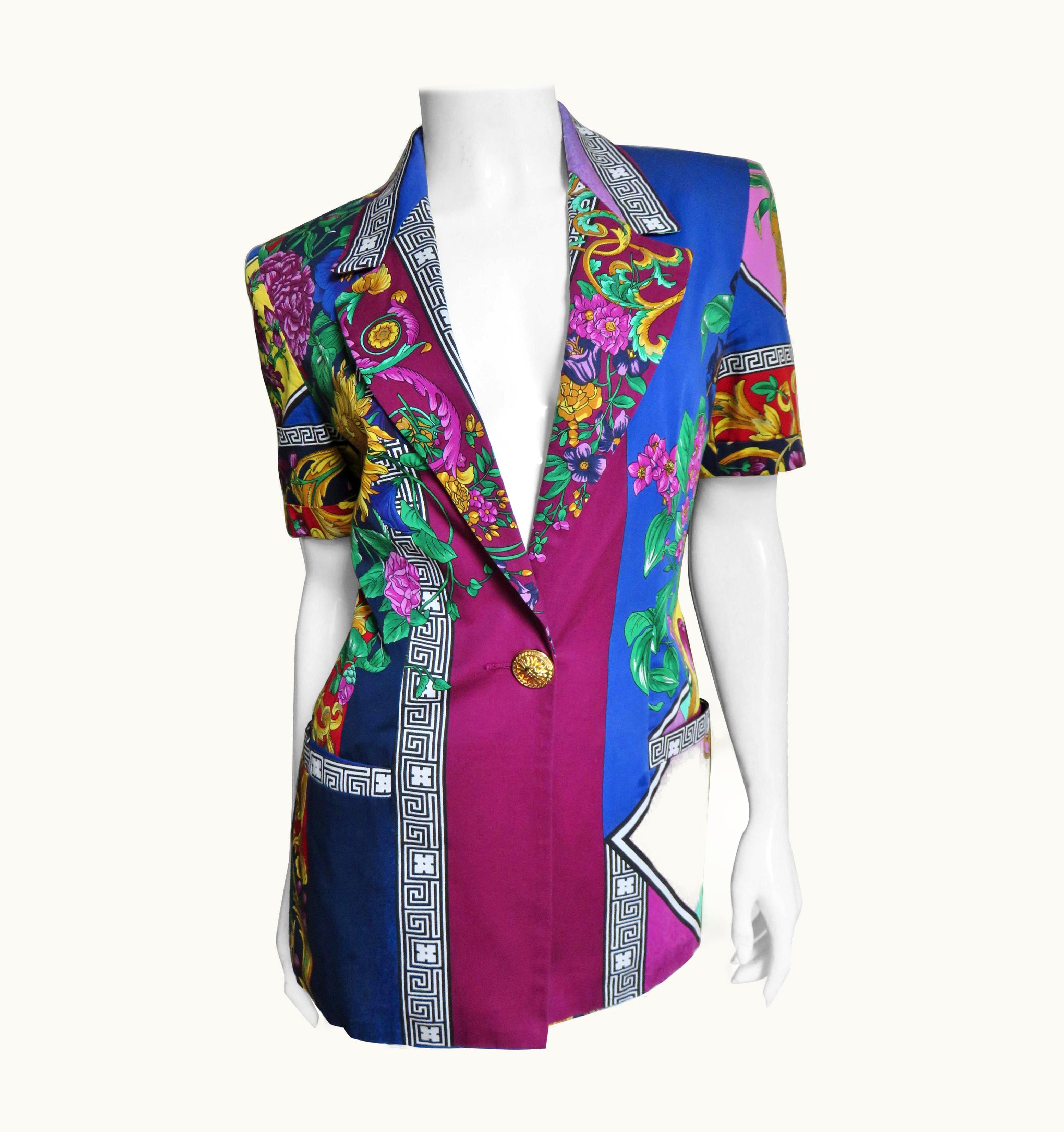 Versace Versace Color Block Jacket