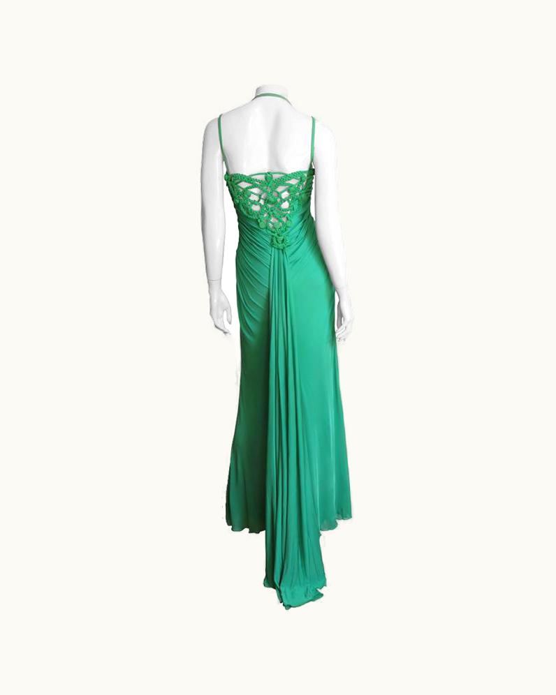 Versace Versace Elaborate Back Gown