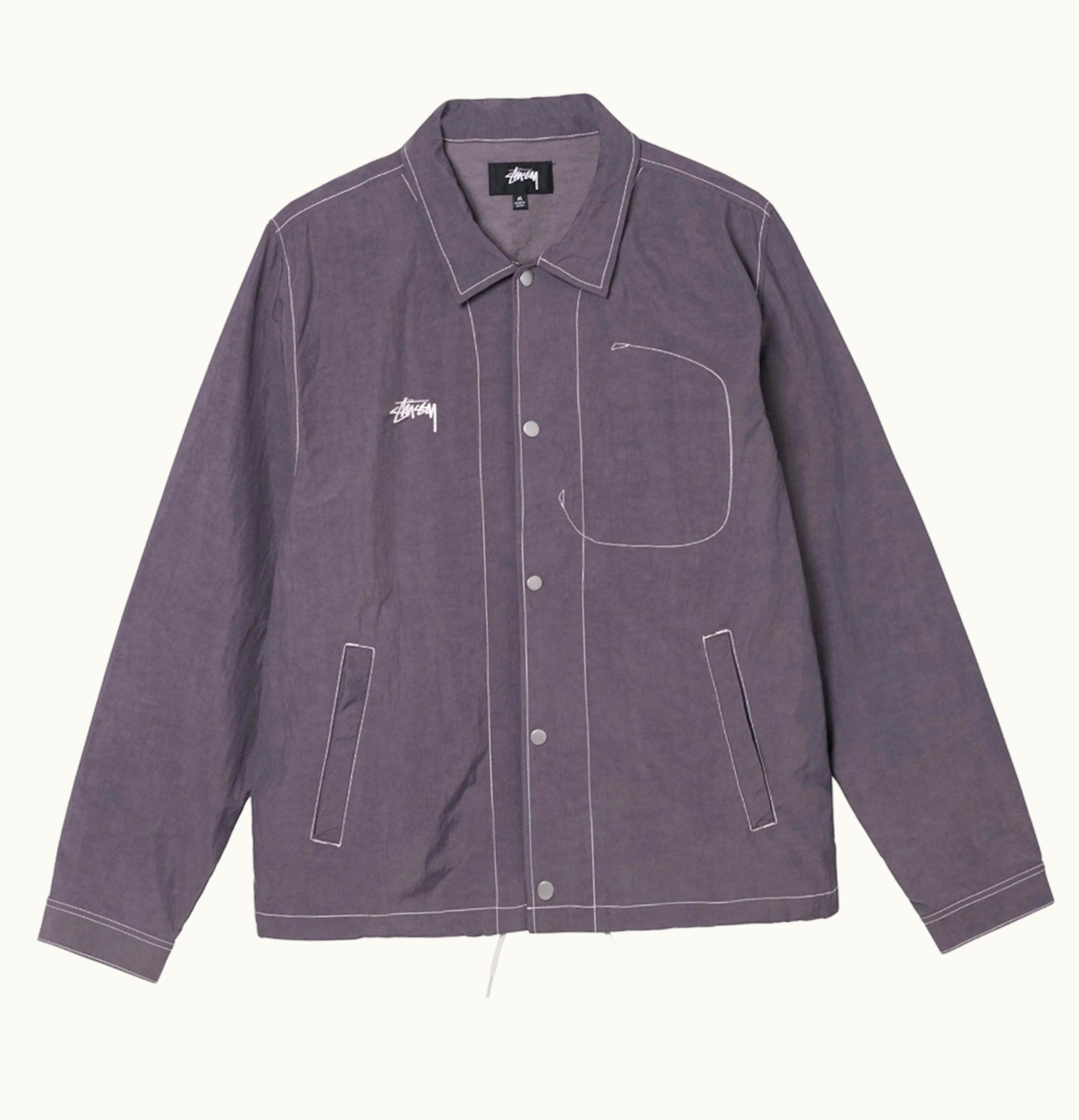 Stussy Stussy Nylon Folsom Jacket Grape