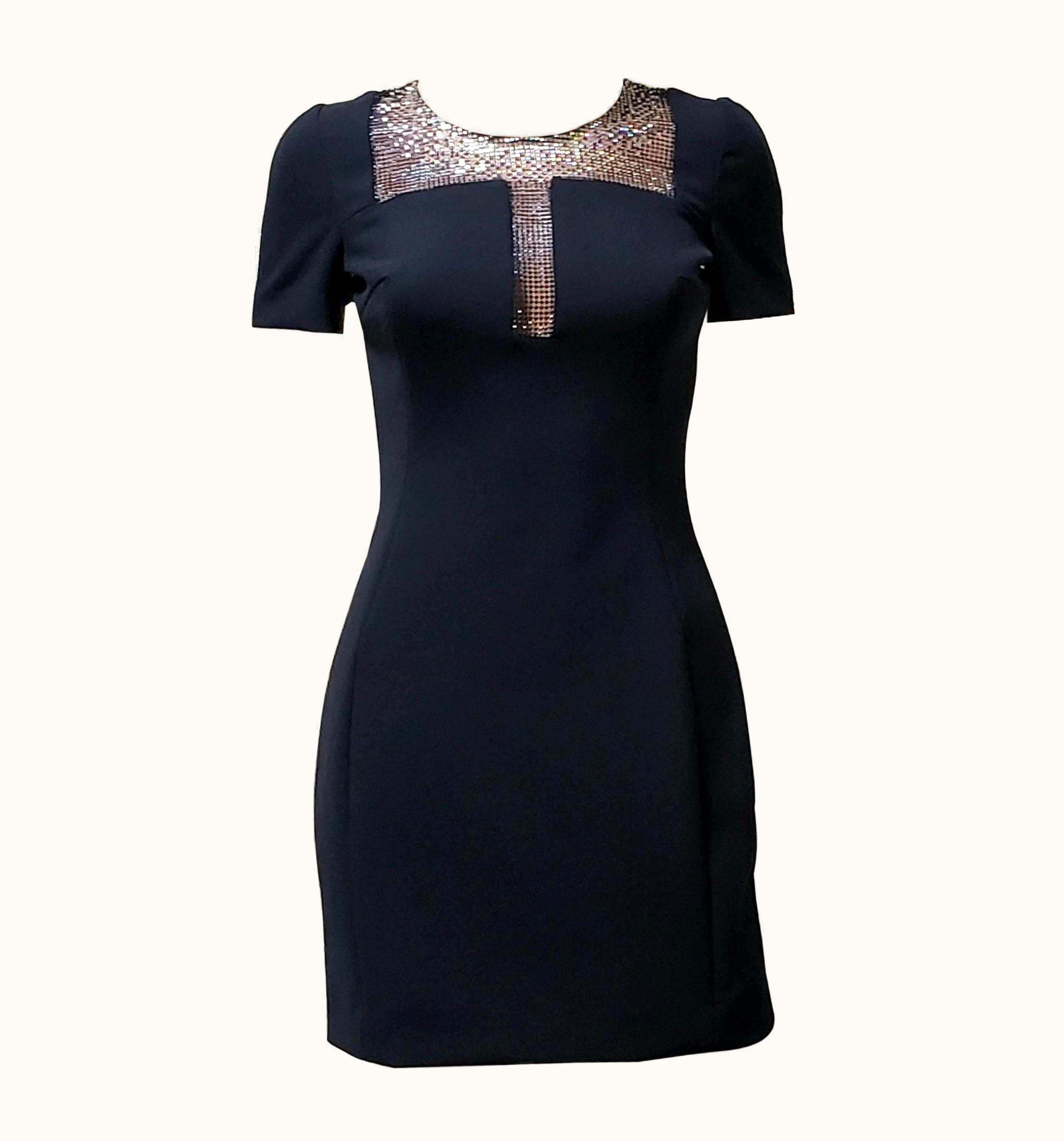 Versace Collection Crystal Embellished Dress