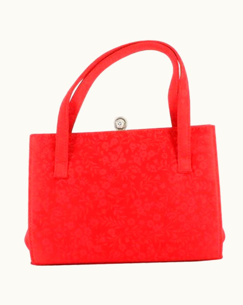 Versace Versace 2010' Nano Red Canvas Bag