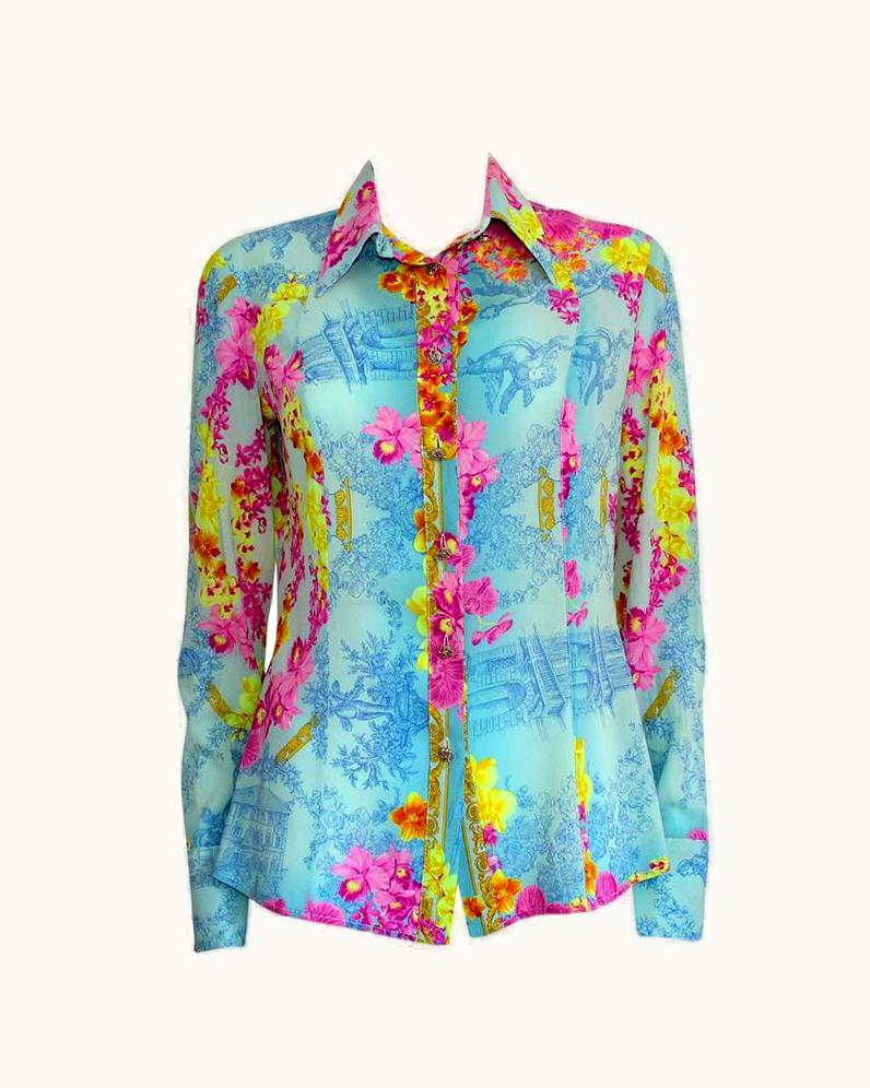 Versace Versace Fancy Silk Shirt
