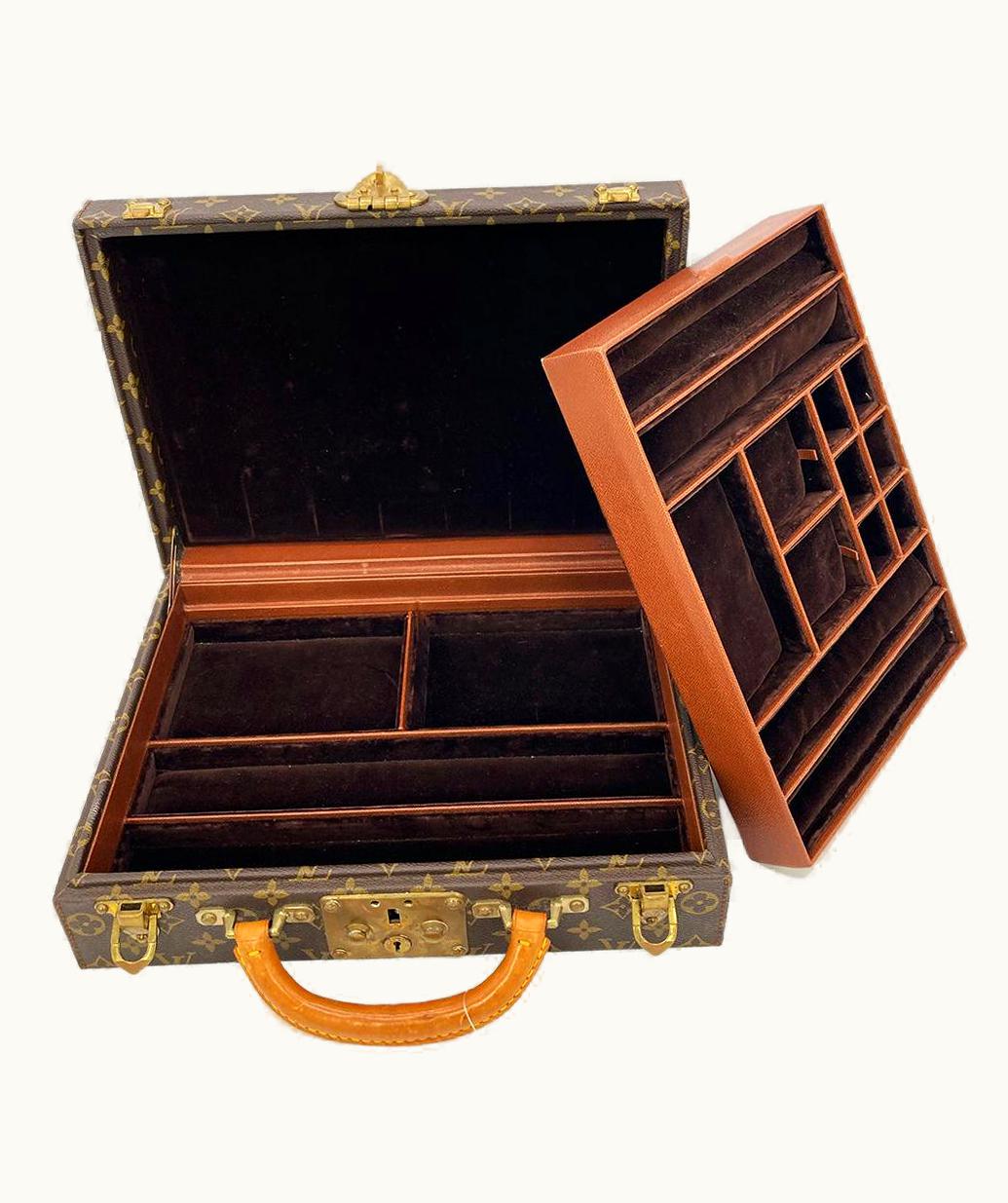 Louis Vuitton Vintage Louis Vuitton Monogram Jewelry Case C1970s