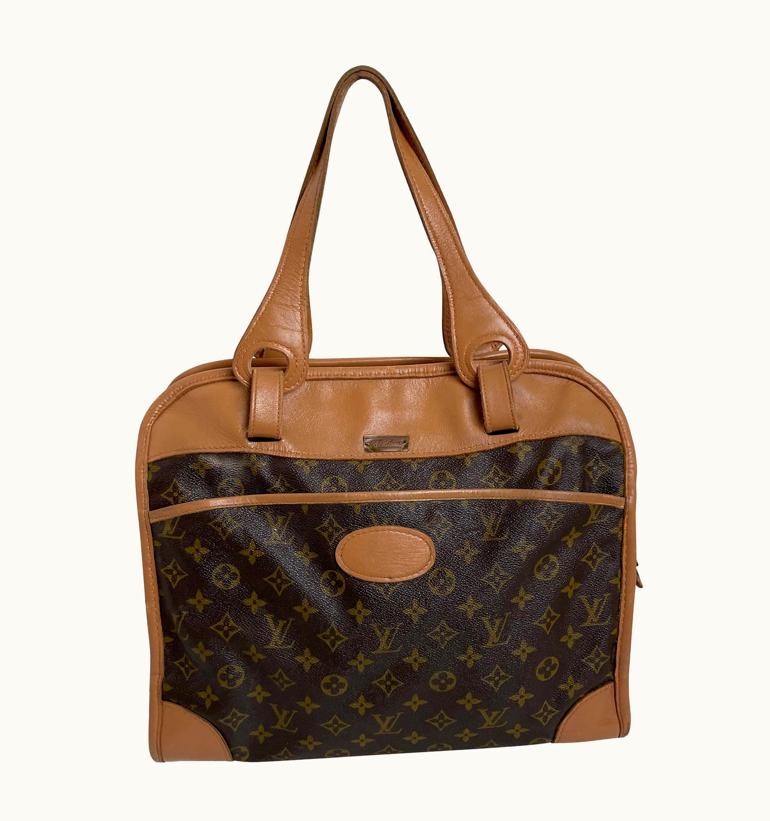 Louis Vuitton Vintage Louis Vuitton Tote Bag Travel Carry On Case French Luggage Co Saks