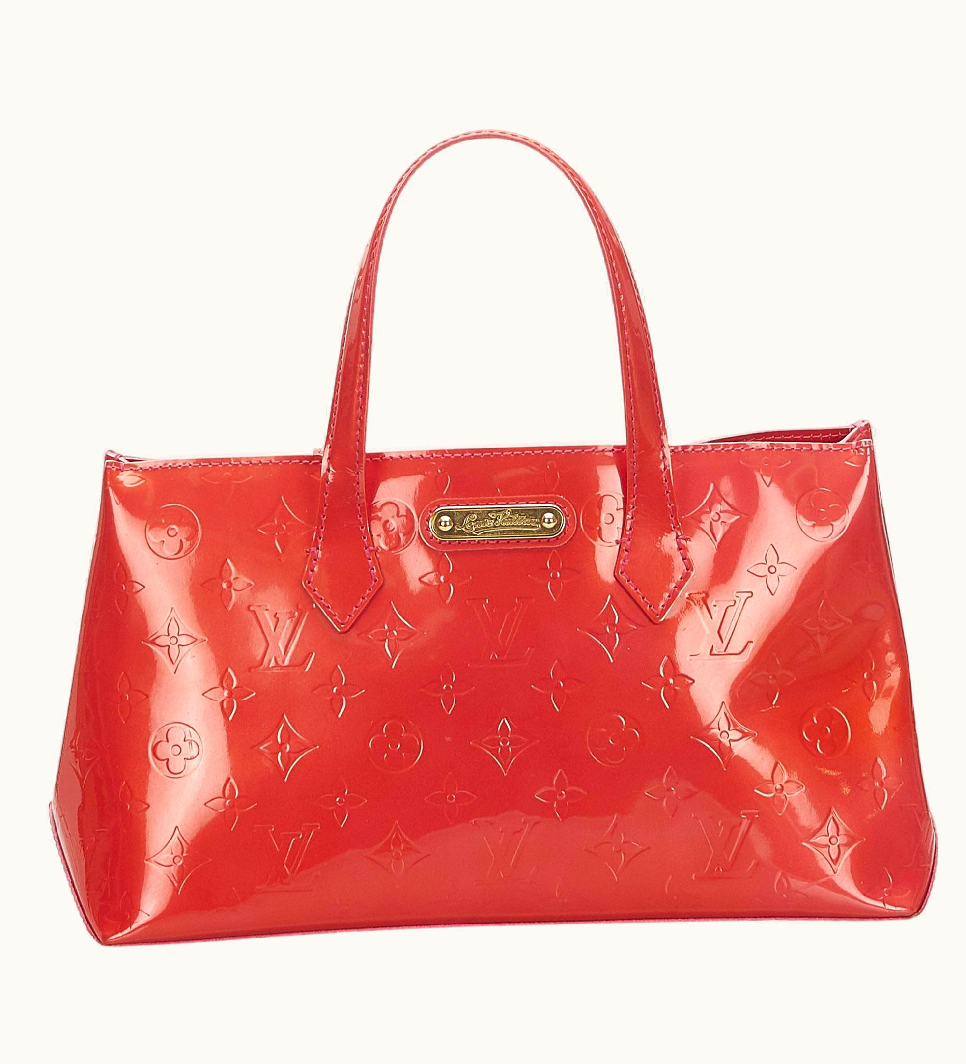 Louis Vuitton Louis Vuitton Red Patent Leather Bag