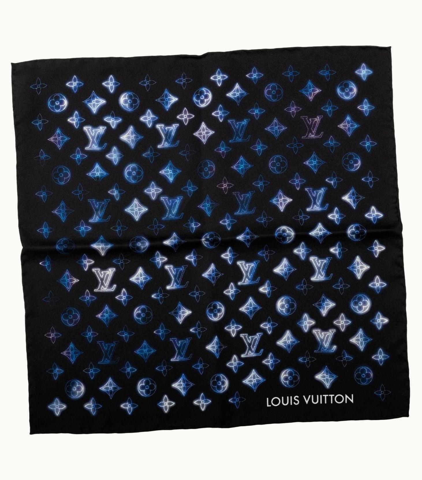 Louis Vuitton Louis Vuitton Nib Watercolor Silk Gavroche