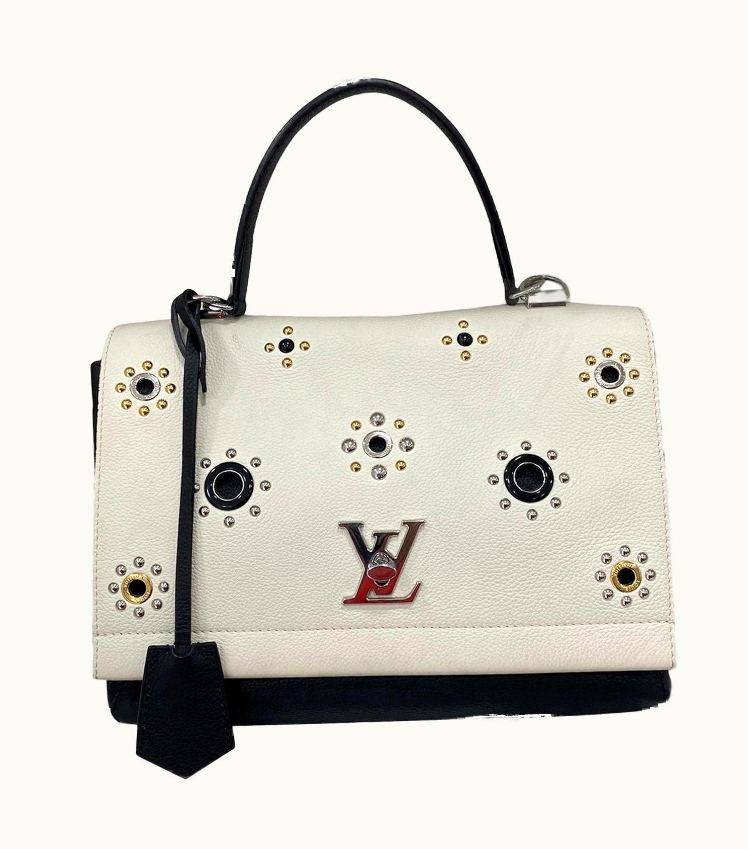 Louis Vuitton Louis Vuitton Lockme Bicor Black White
