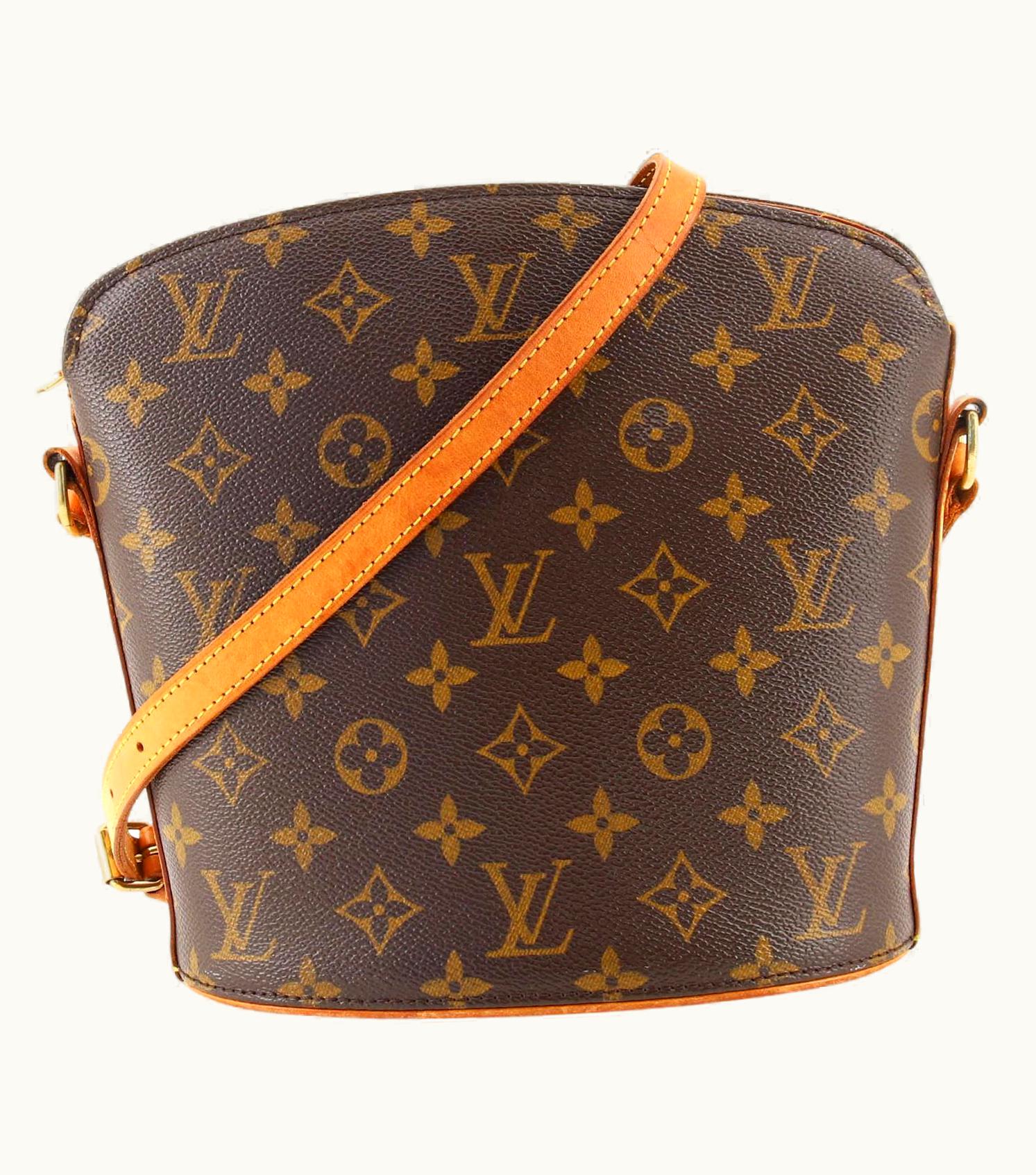 Louis Vuitton Louis Vuitton Drouot Handbag Monogram Canvas in Brown
