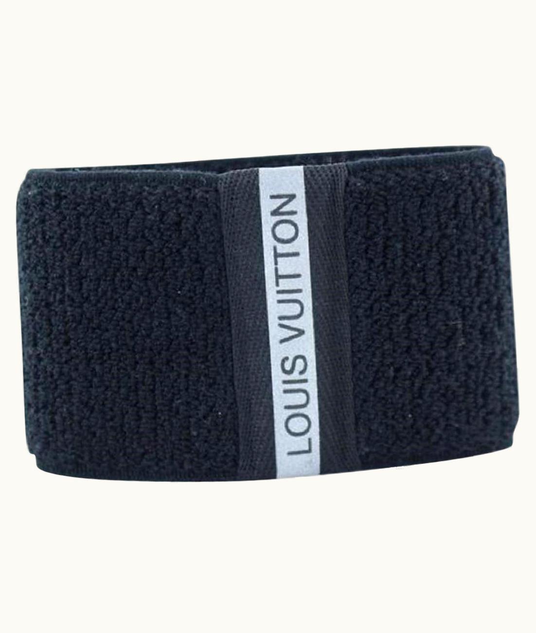 Louis Vuitton Louis Vuitton Black ( Ultra Rare ) Limited Edition Wrist Band 9lt1011