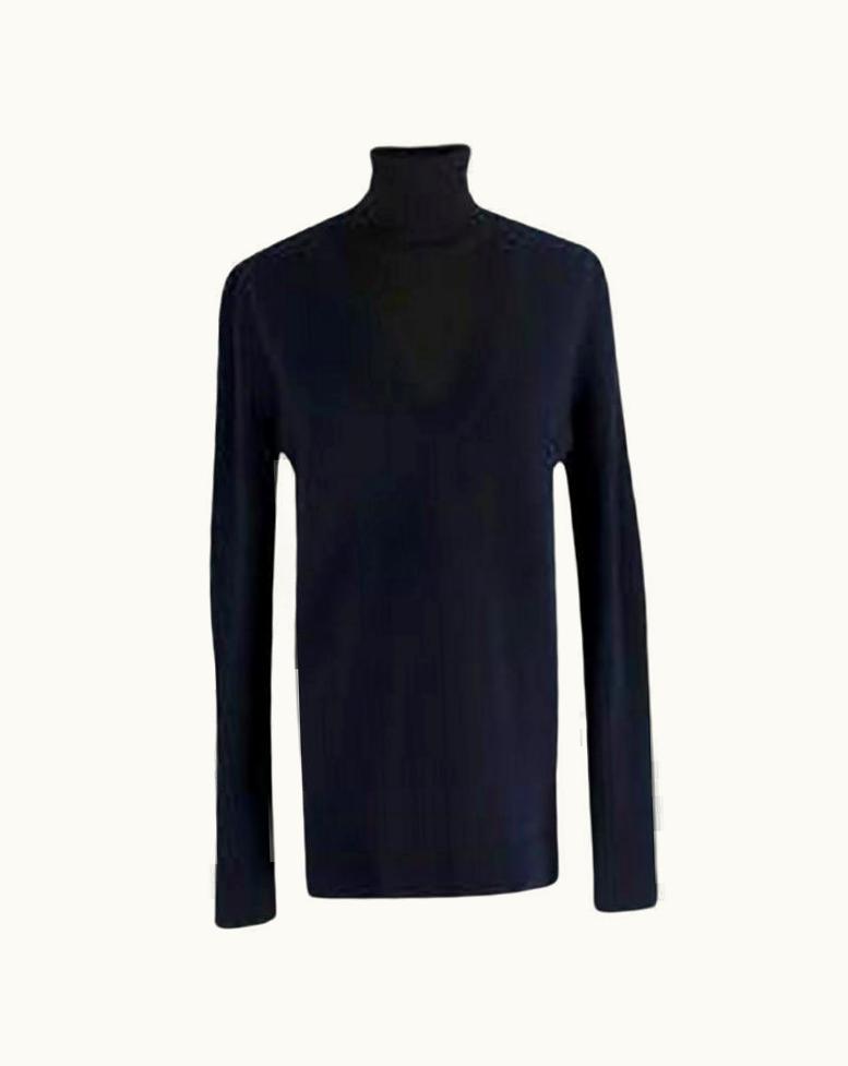 Louis Vuitton Louis Vuitton Black & Navy Layered Jumper