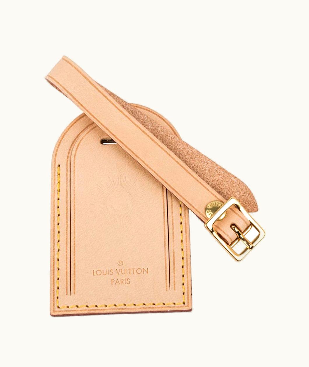 Louis Vuitton Louis Vuitton Luggage Tag Vachetta WS/S Sunburst