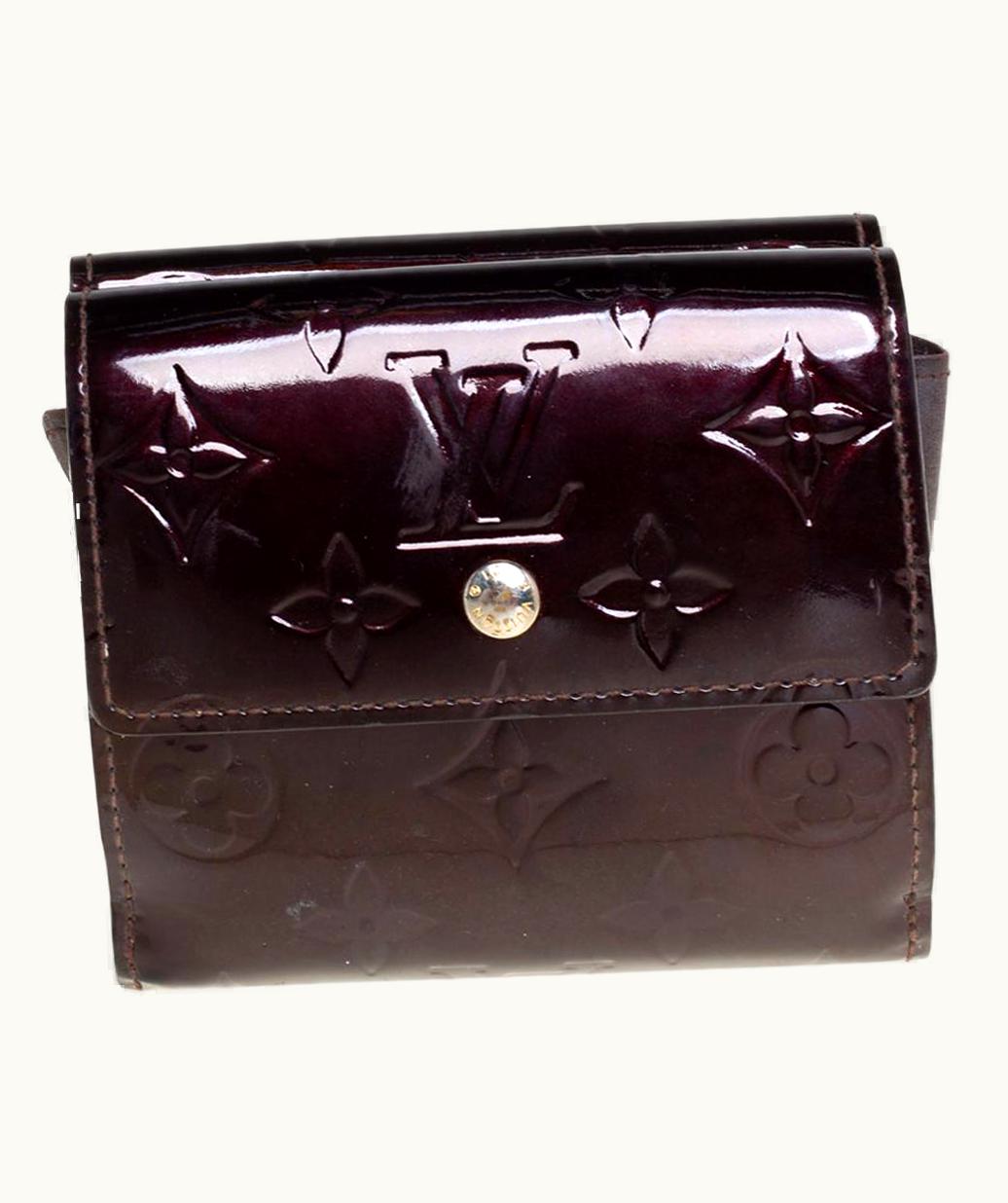 Louis Vuitton Louis Vuitton Amarante Monogram Vernis Elise Wallet