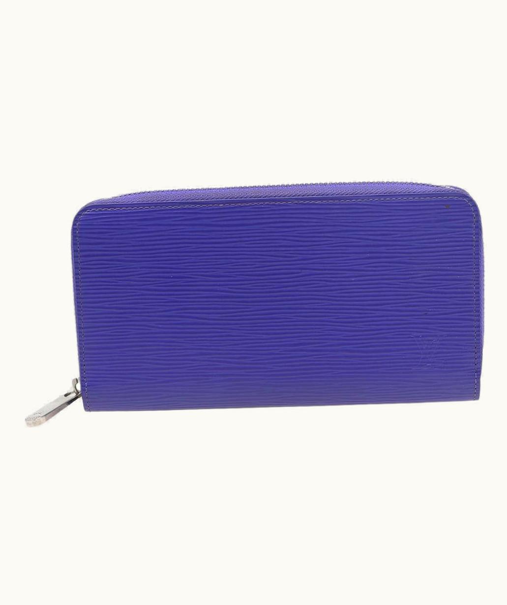 Louis Vuitton Louis Vuitton Purple Epi Leather Zippy Wallet