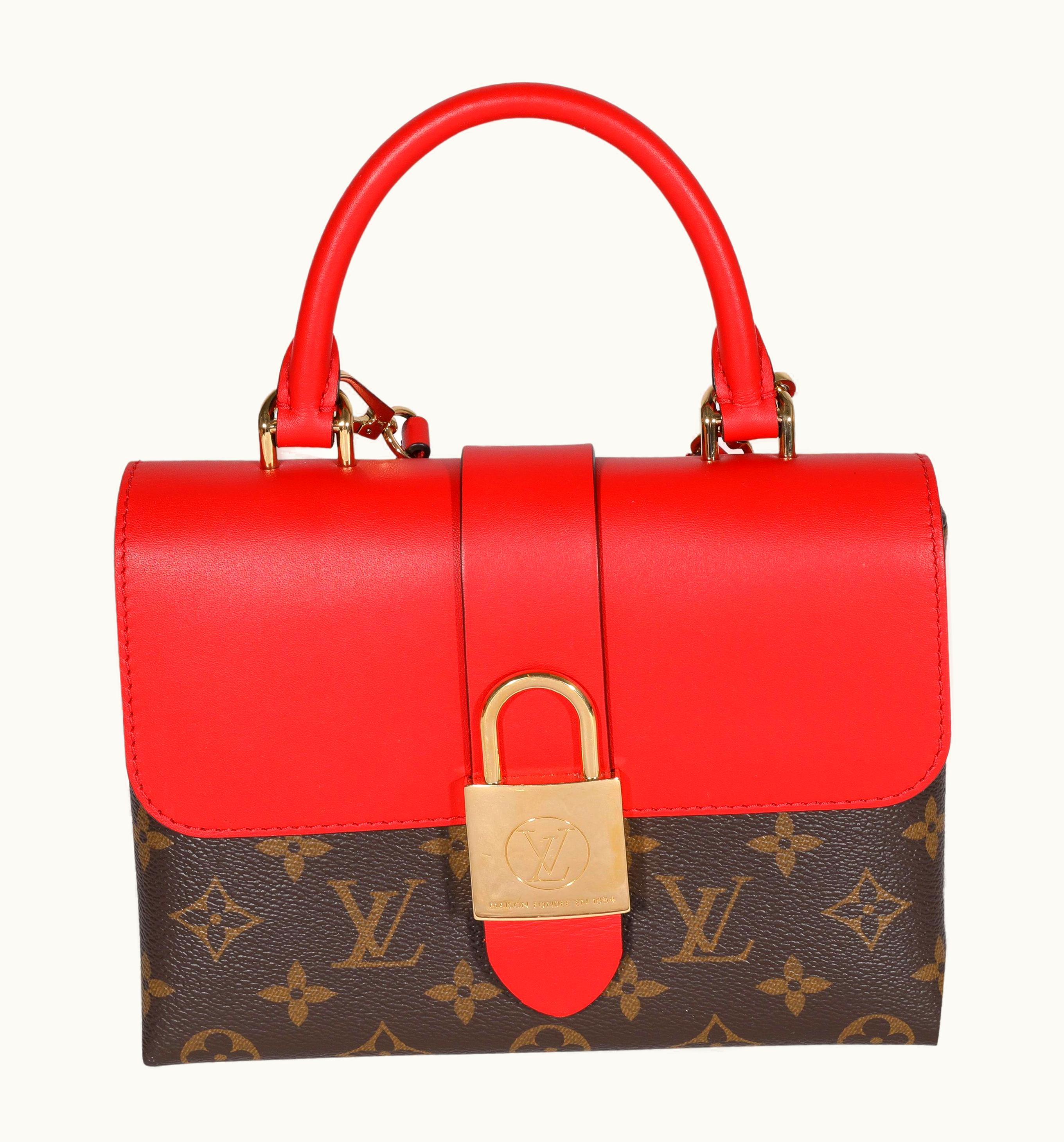 Louis Vuitton Louis Vuitton Monogram Canvas & Coquelicot Locky Bb