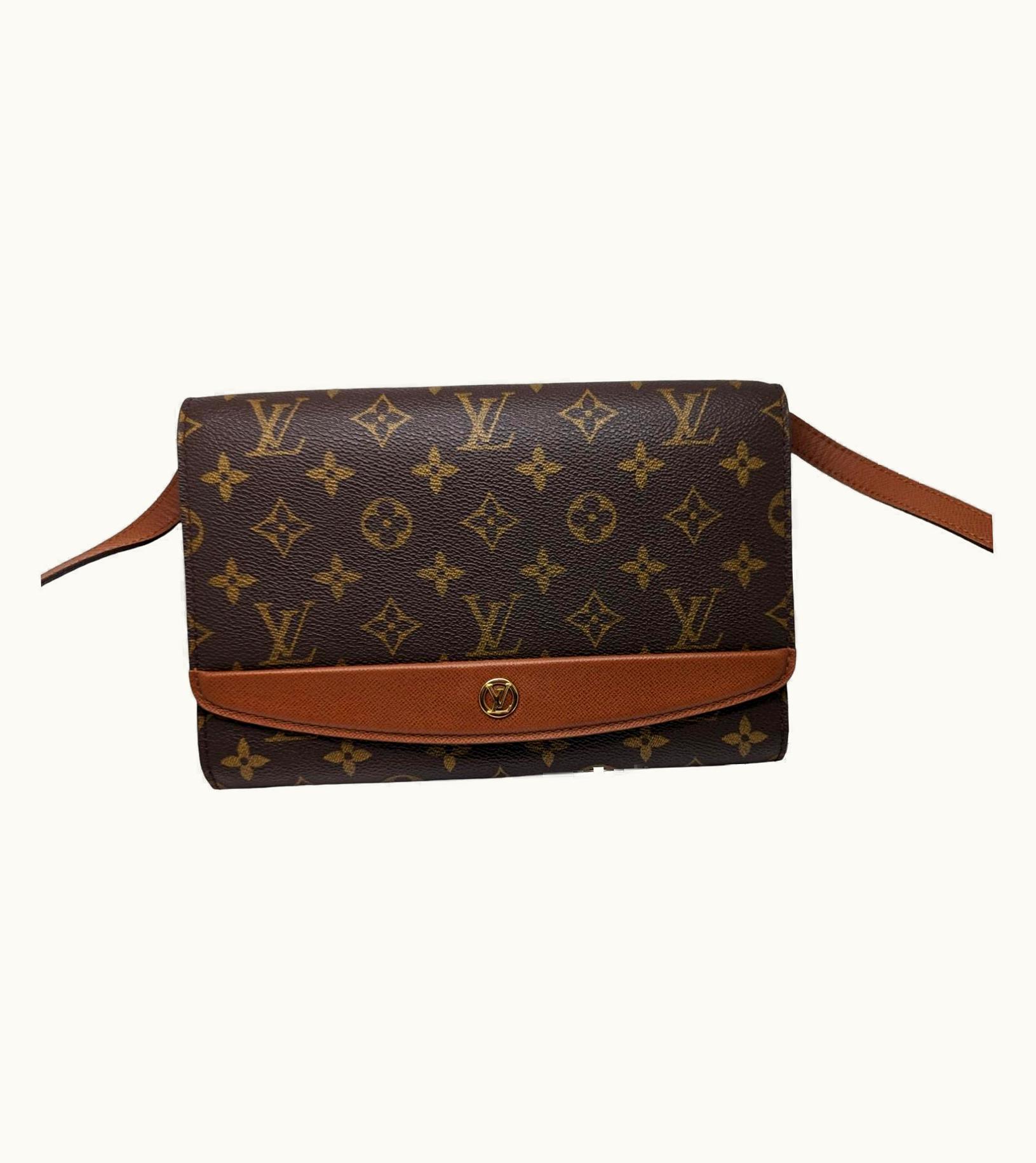 Louis Vuitton Louis Vuitton Vintage Monogram Canvas Pochette Bordeaux