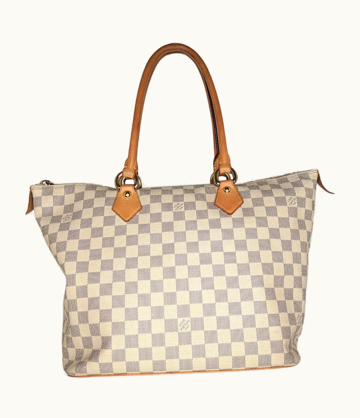 Louis Vuitton Louis Vuitton Damier Azur Saleya mm Tote