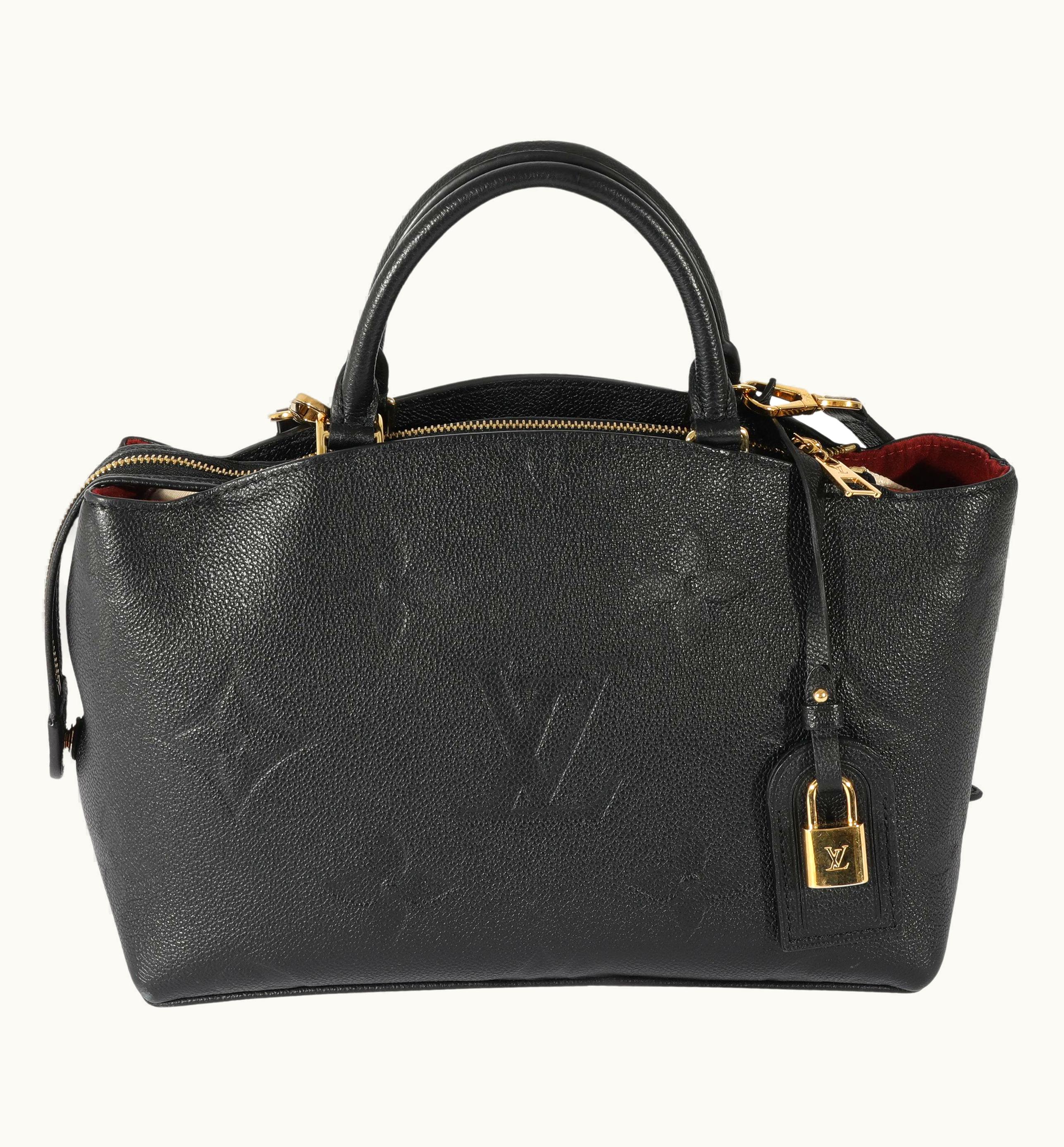 Louis Vuitton Louis Vuitton Black Monogram Empreinte Petit Palais
