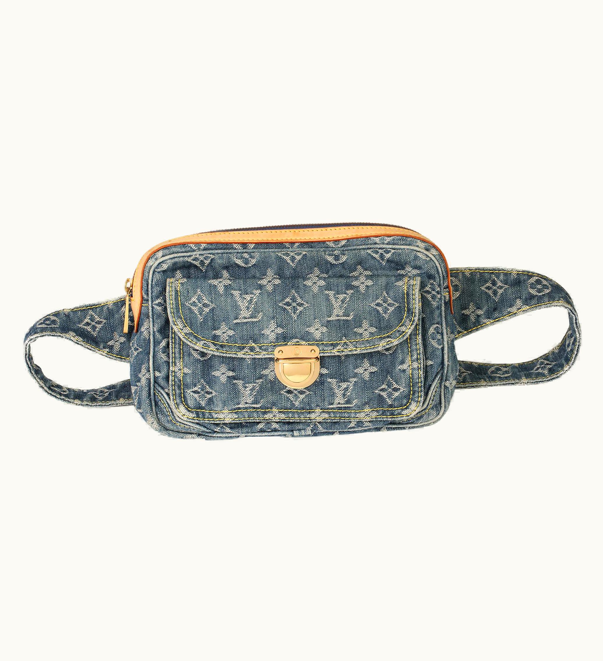 Louis Vuitton Louis Vuitton Blue Monogram Denim Bum Bag