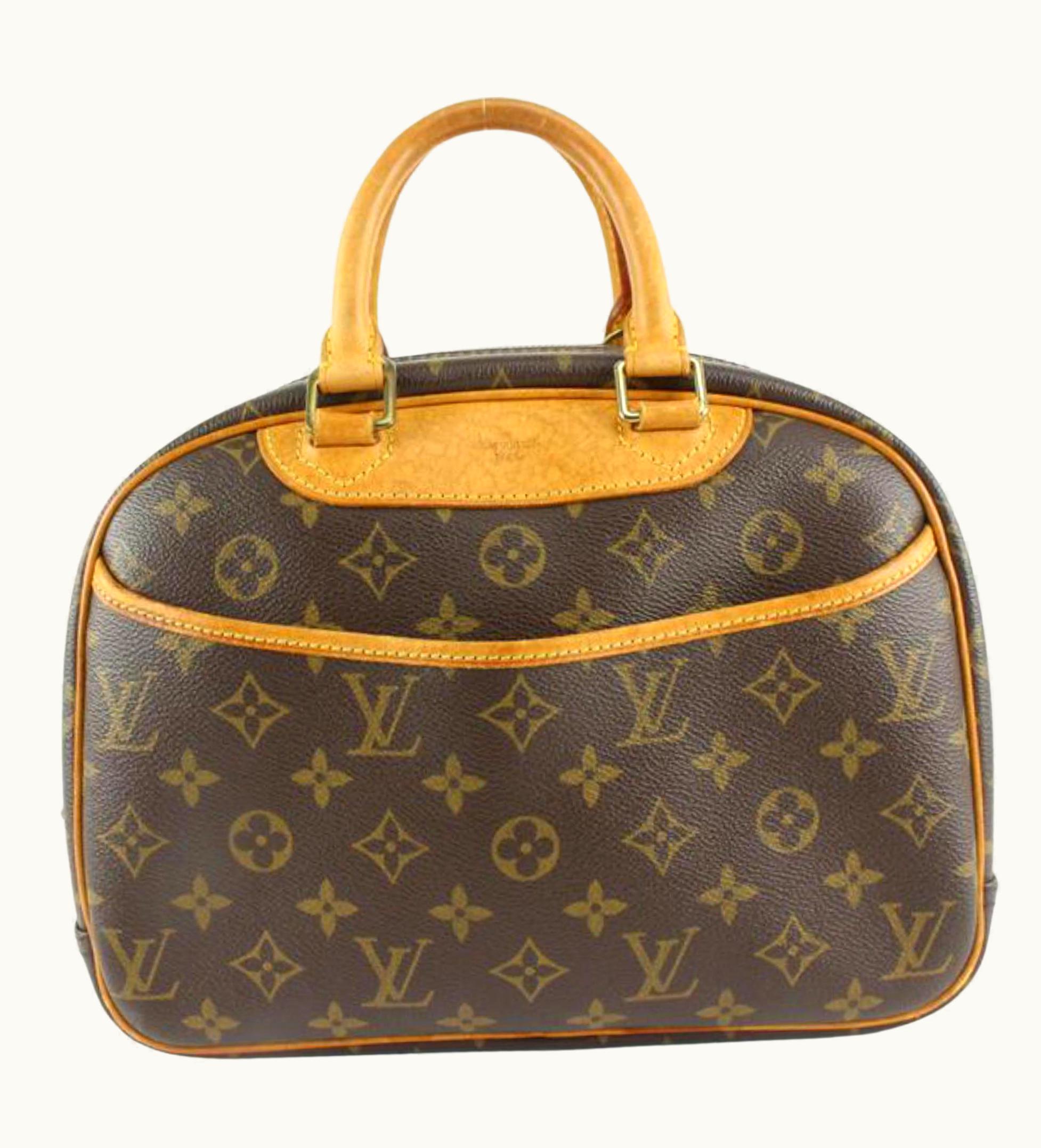 Louis Vuitton Louis Vuitton Monogram Trouville Bowler Bag 1224lv41