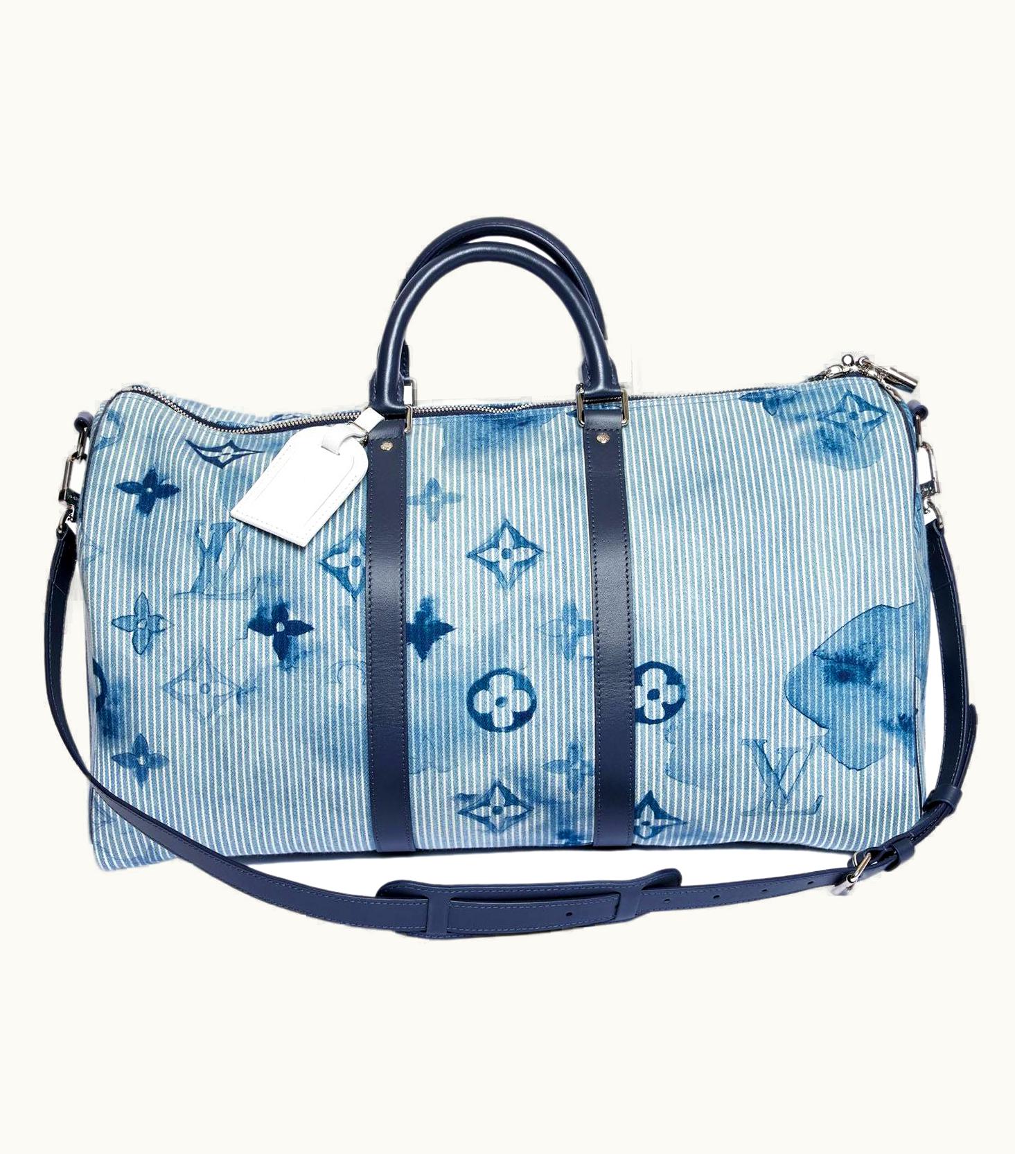 Louis Vuitton Louis Vuitton LIm.Ed. Blue Watercolor Keepall