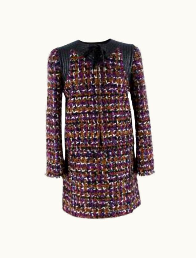 Louis Vuitton Louis Vuitton Multicolour Boucle Tweed Jacket & Skirt